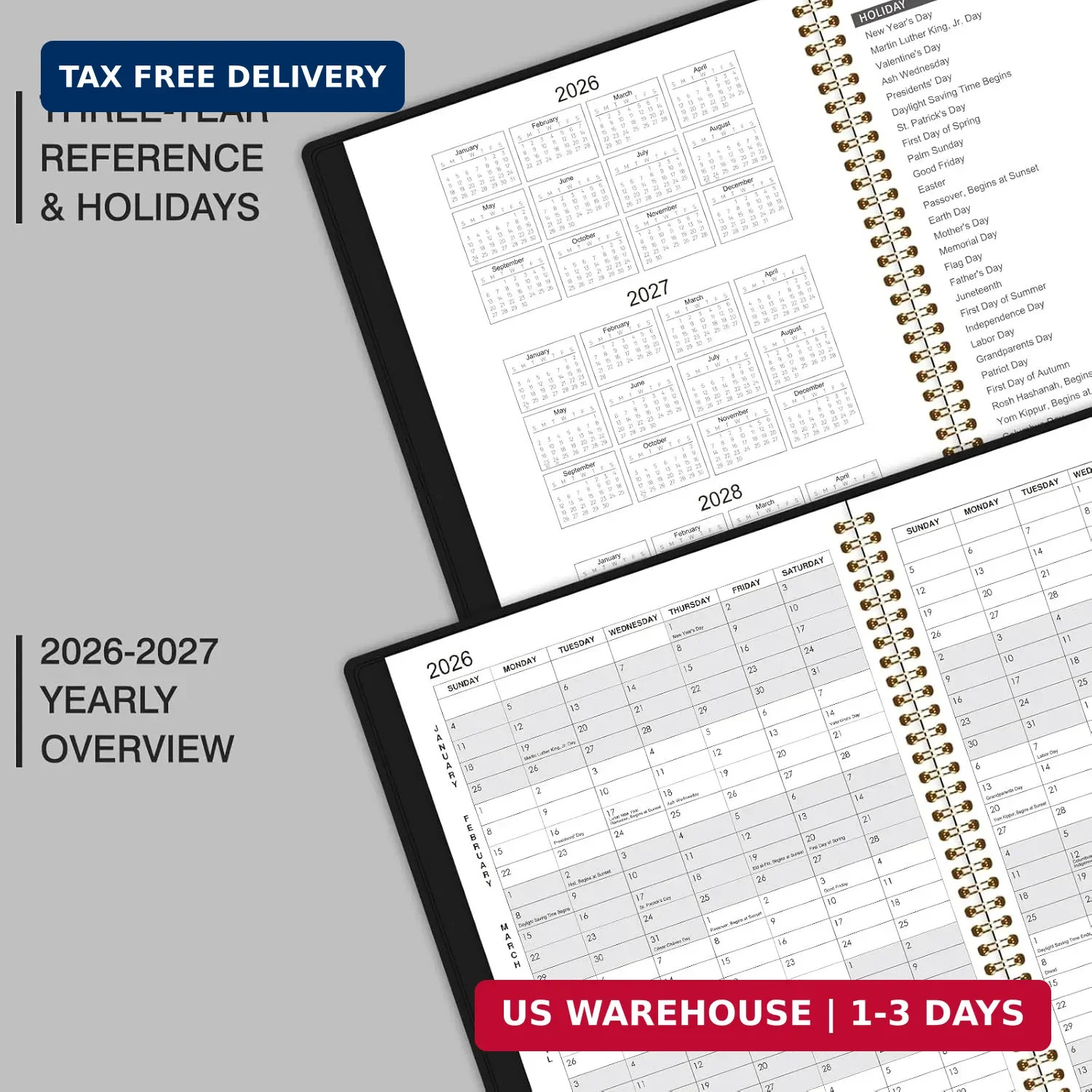 Monthly Planner 2026-2027 – Planner 2026-2027, Jul. 2026 – Dec.2027, 18 Monthly