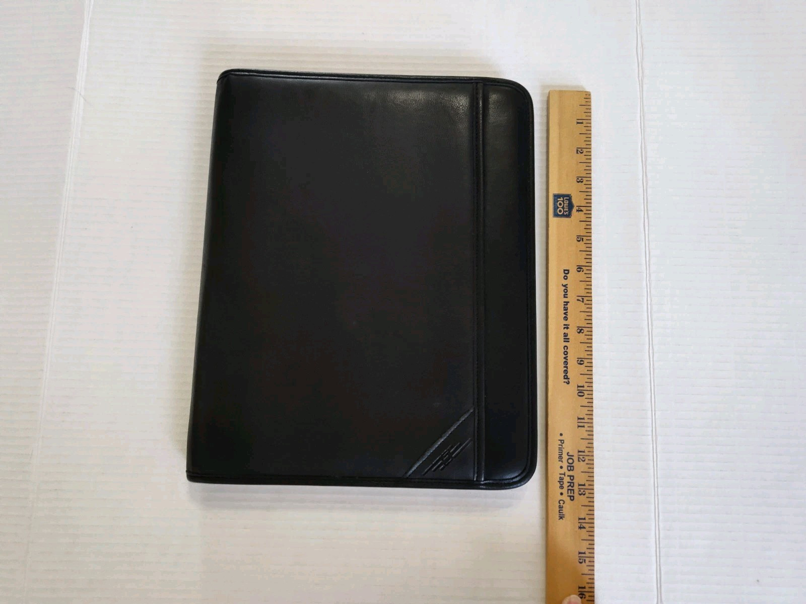 Samsill Black Zip Around Portfolio Zippered Pockets Card Holders Organizer#70820