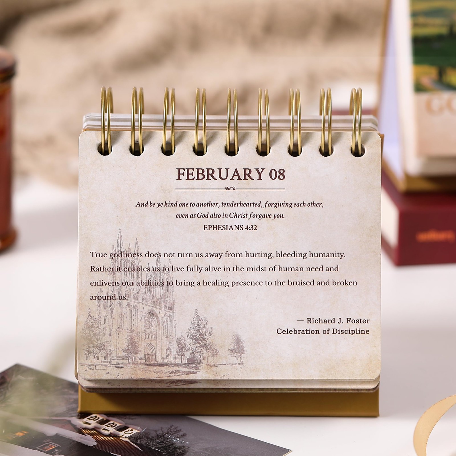 Desk Calendar – Christian Gifts/Religious Gifts for Women, Bible Gifts, 4.8″…