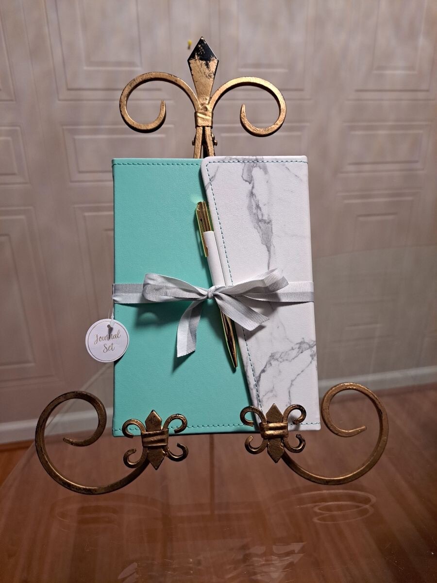 Eccolo Medium Lined Journal Notebook And Pen Hardbound Cover Writing Journal