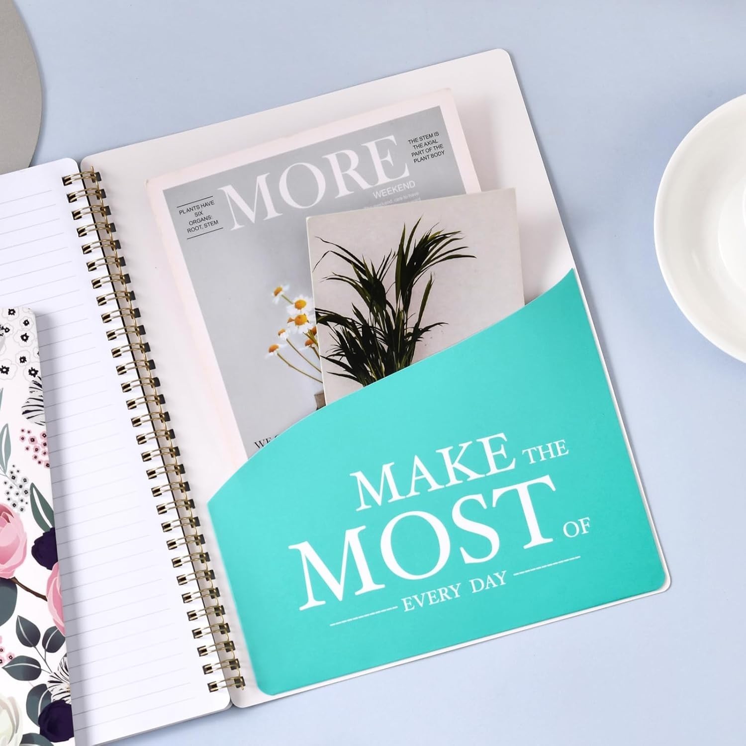 Spiral Notebook – Notebooks Spiral Bound 8.5″ * 11″ Journal Notebook 110 Pages
