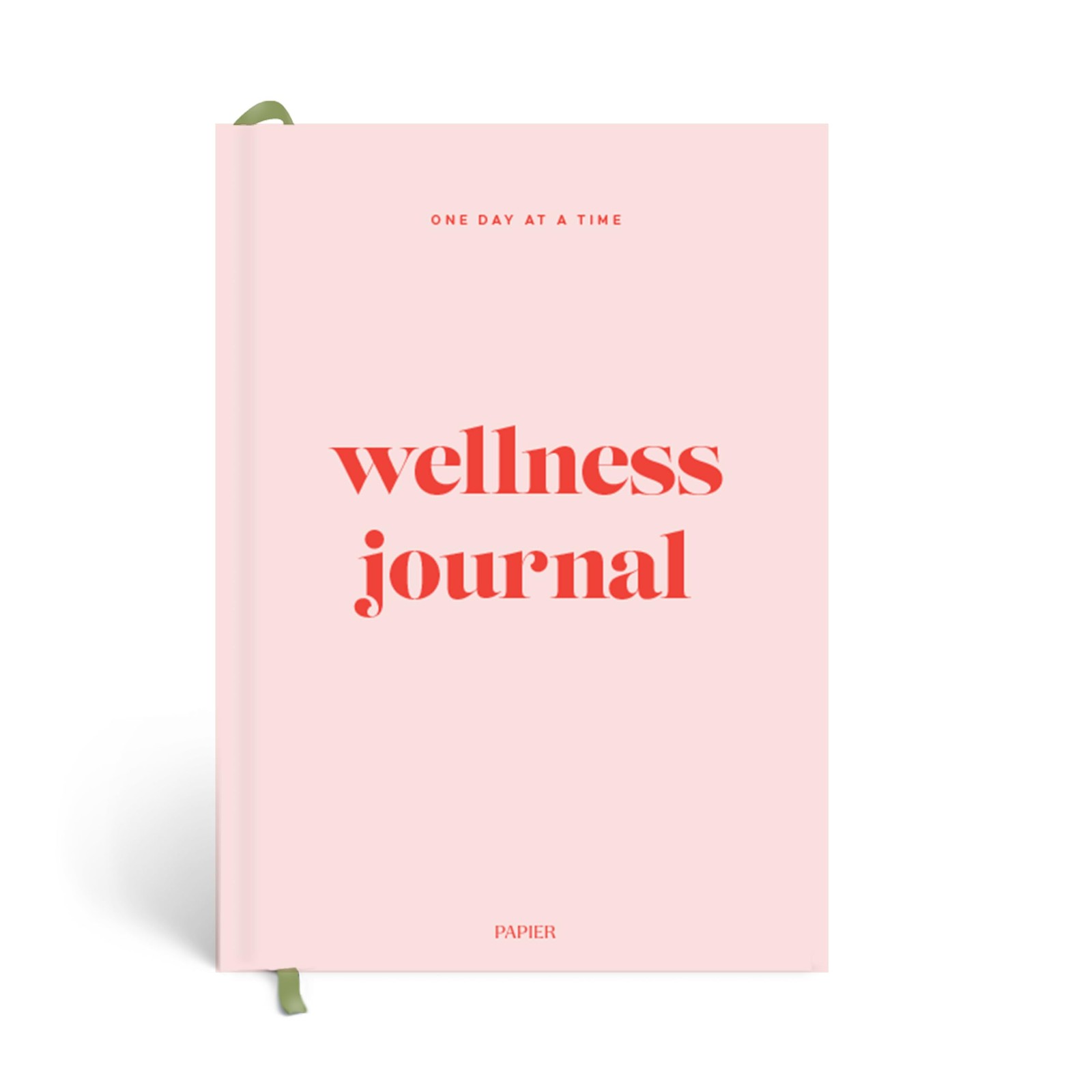 Papier Daily Wellness Journal Diary – Baby Pink, 8.46″ L x 6.02″ W | Hardback