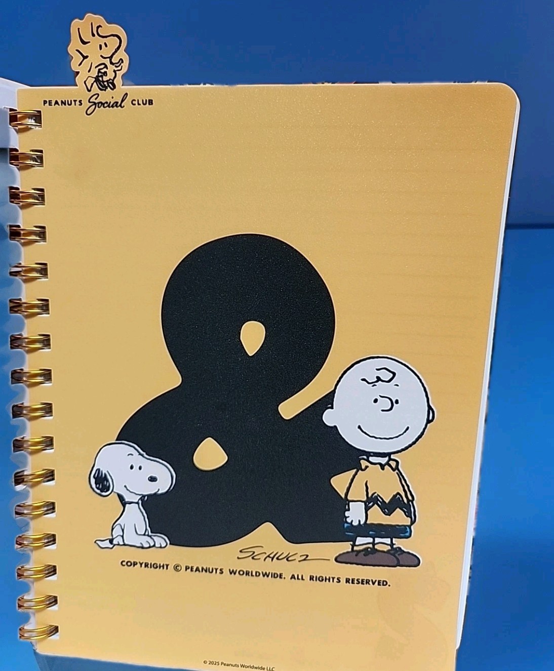 Peanuts Snoopy Social Club Journal 96 Page 6.5×8.5 W/Free Pen