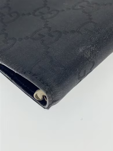 GUCCI Agenda Planner Notebook Cover Black GG Monogram 6 Ring Japan Authentic