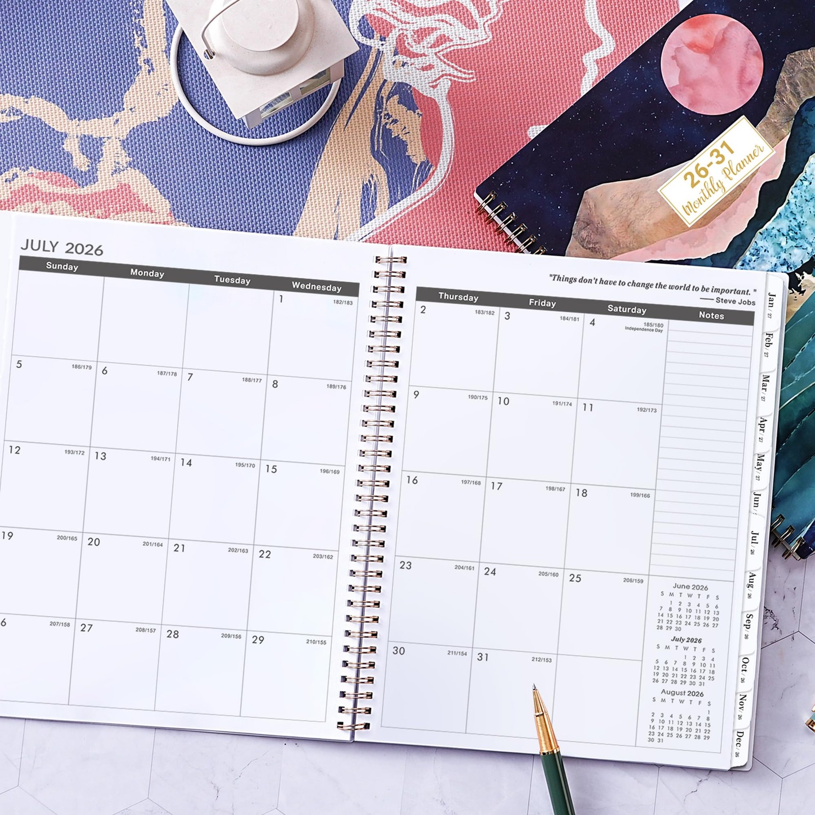 Monthly Planner 2026-2031 – 5 Year Monthly Calendar 2026-2031, Jul.2026 – Jun…