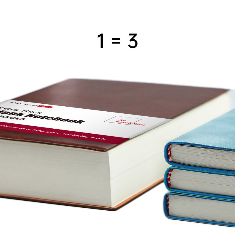 Extra Thick Blank Paper Notebook for Drawing Sketching Doodle A6 Size 720 Pages