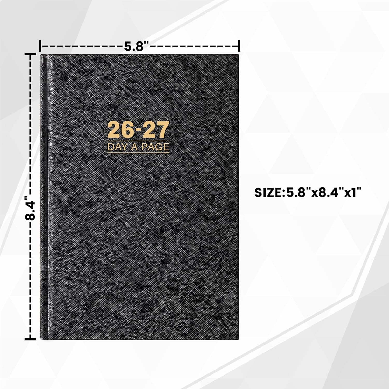 2026-2027 Diary – Diary 2026-2027 Full Page per Day, Page a Day Calendar, Jul. 2
