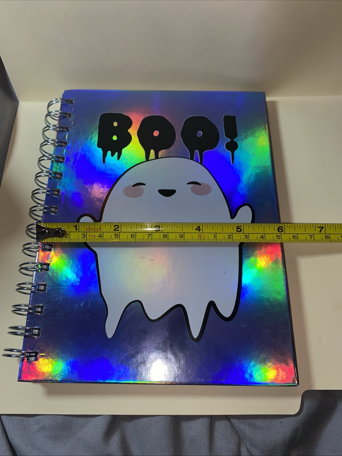 Shining Boo Halloween Notebook Journal Diary Blank Paper