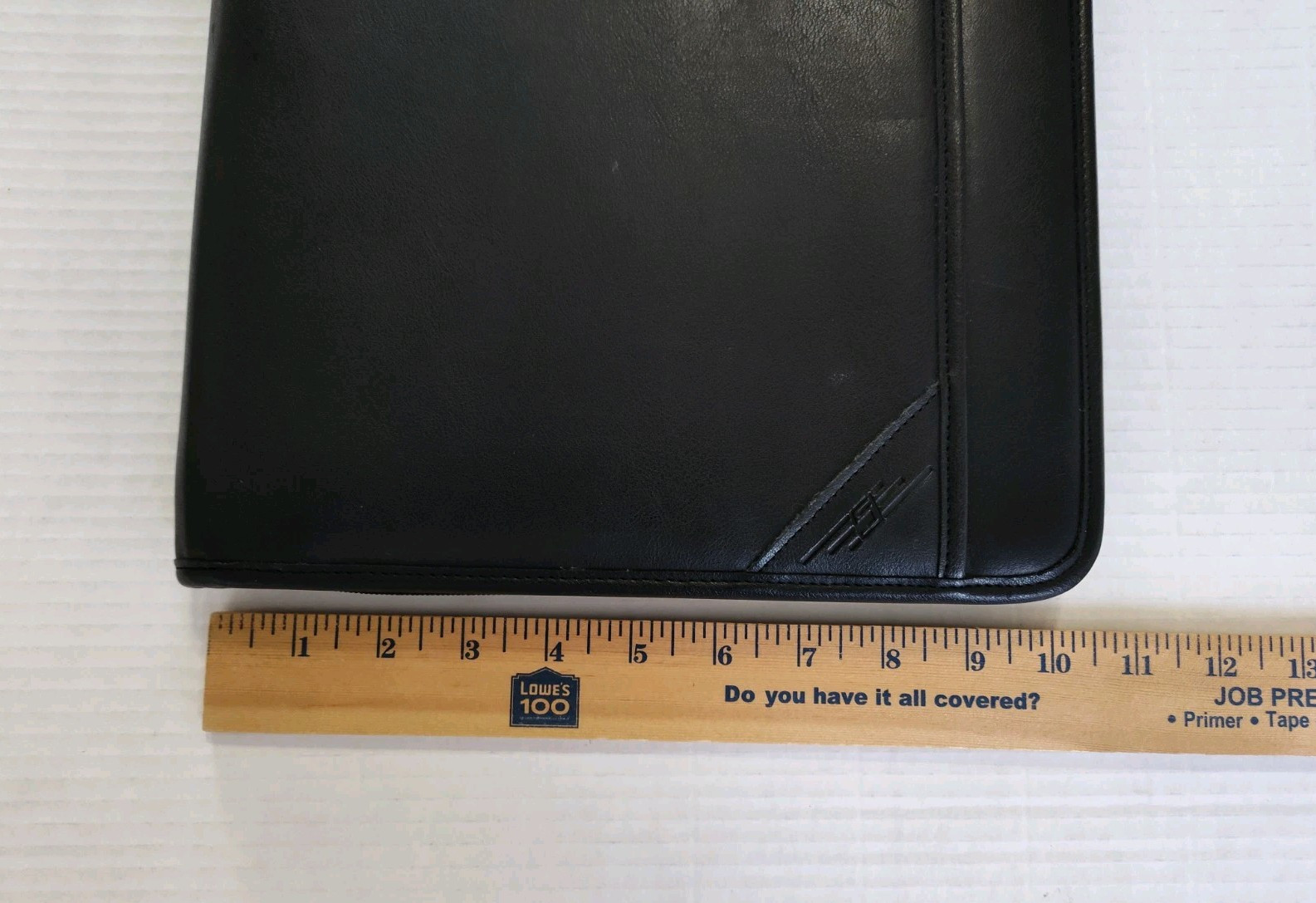 Samsill Black Zip Around Portfolio Zippered Pockets Card Holders Organizer#70820