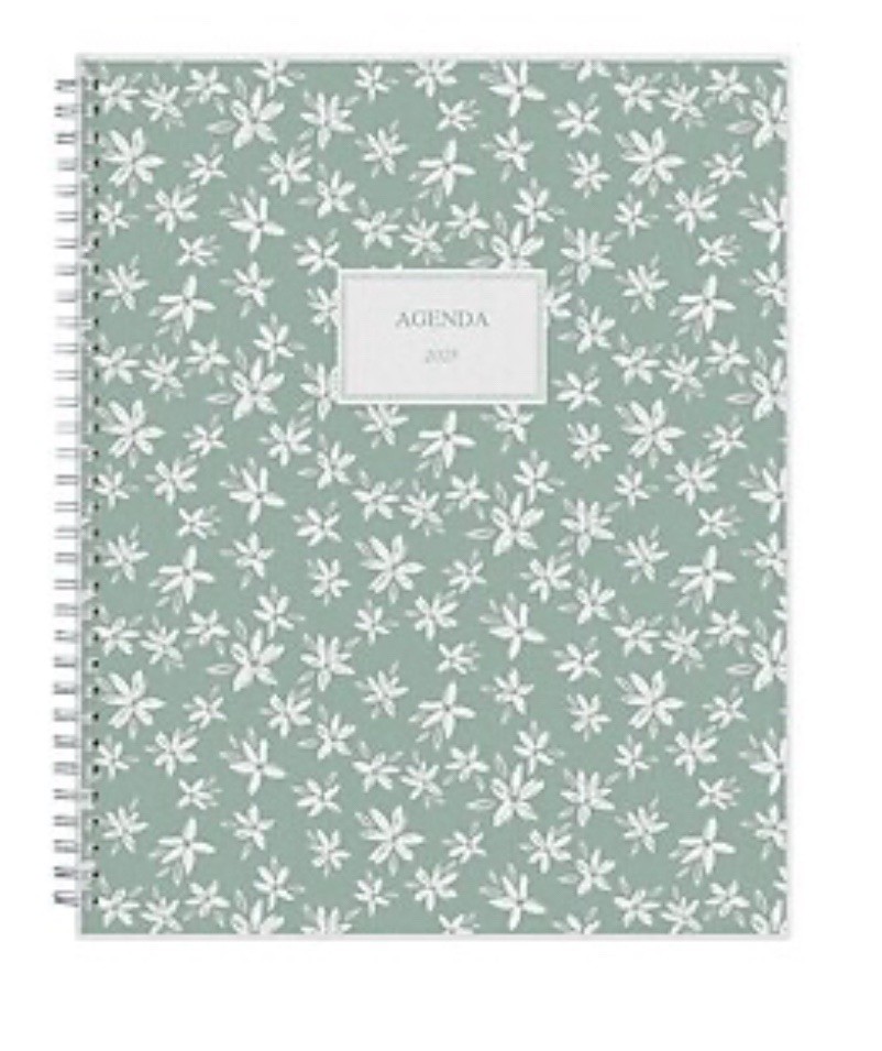 2025 Blue Sky Joey Floral 8.5″ x 11″ Weekly & Monthly Planner, Plastic Cover