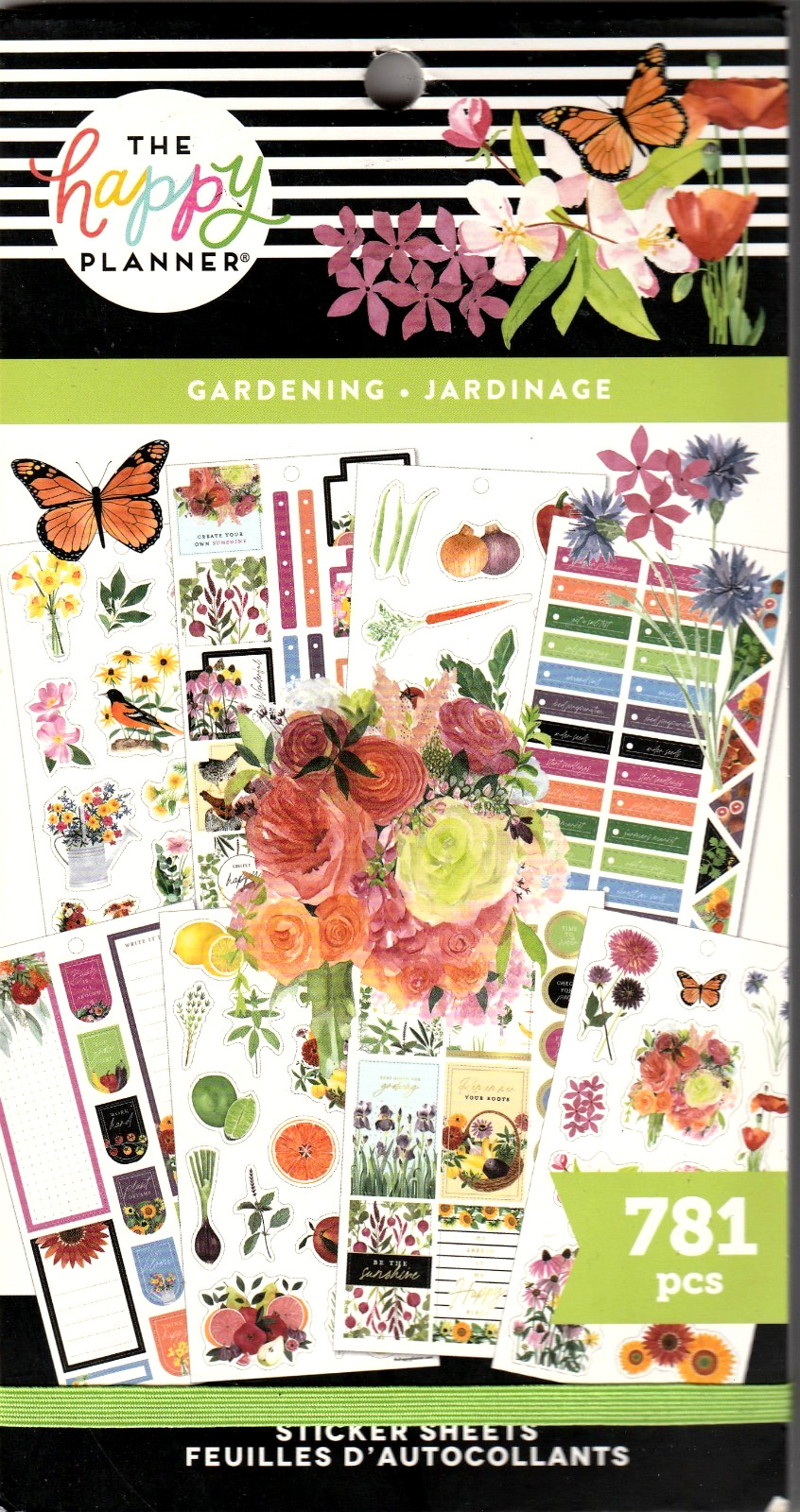 Happy Planner GARDENING 781 Pieces – BRAND NEW 30 Pages of Stickers
