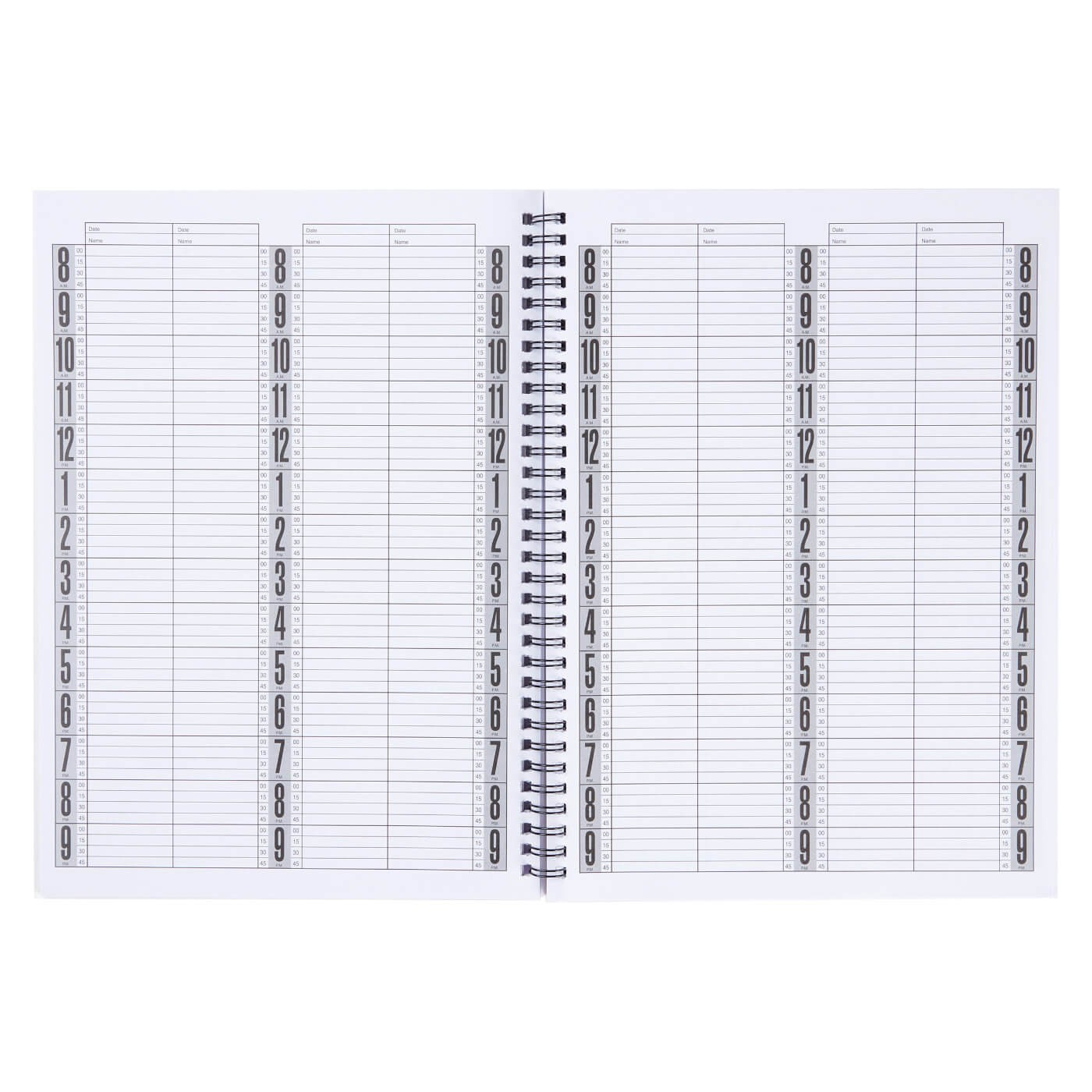 DL Pro Appointment Book, 4-Column Item# DL – C203