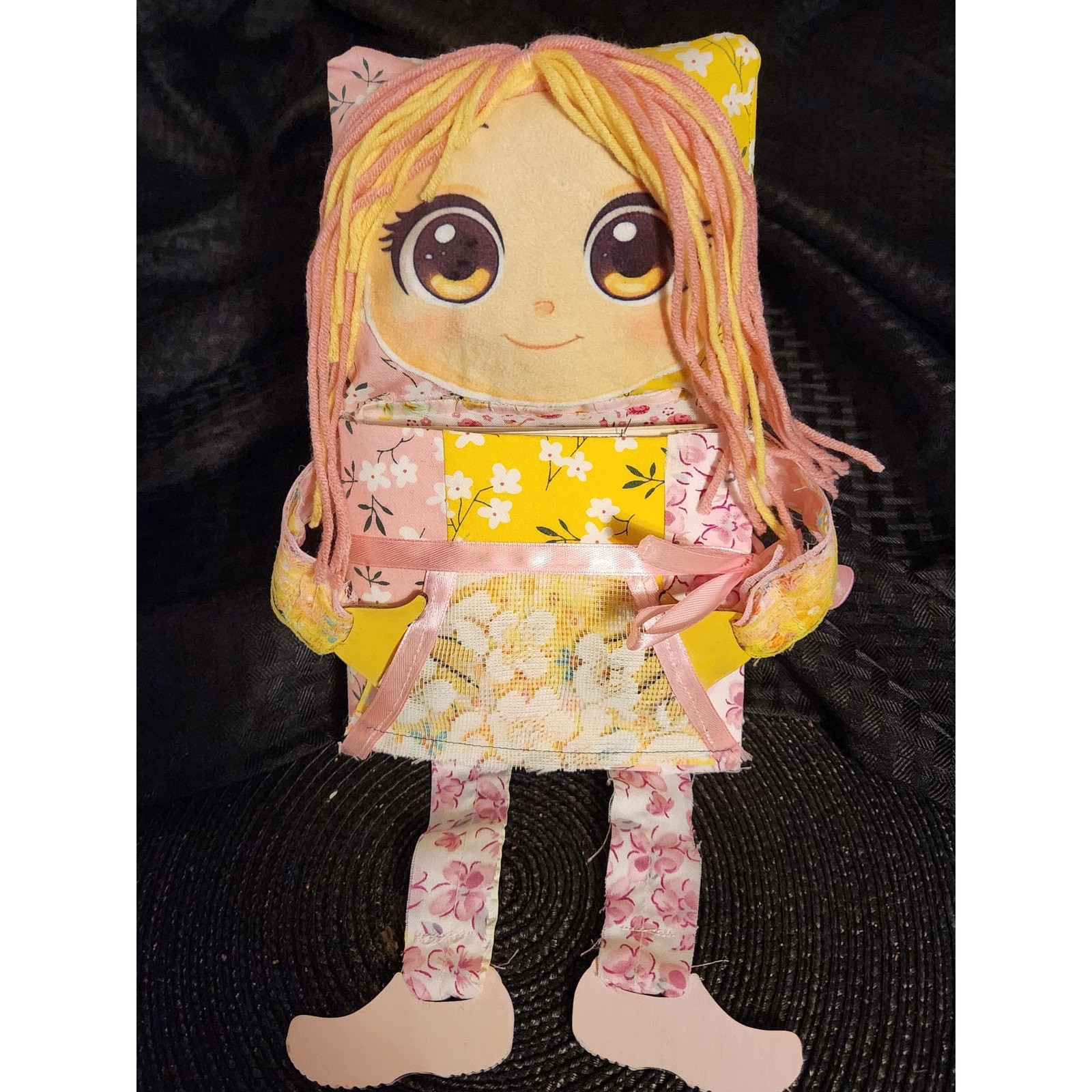 Flower Doll Junk Journal: Handmade Mixed Media Naked Refillable Pages Journal