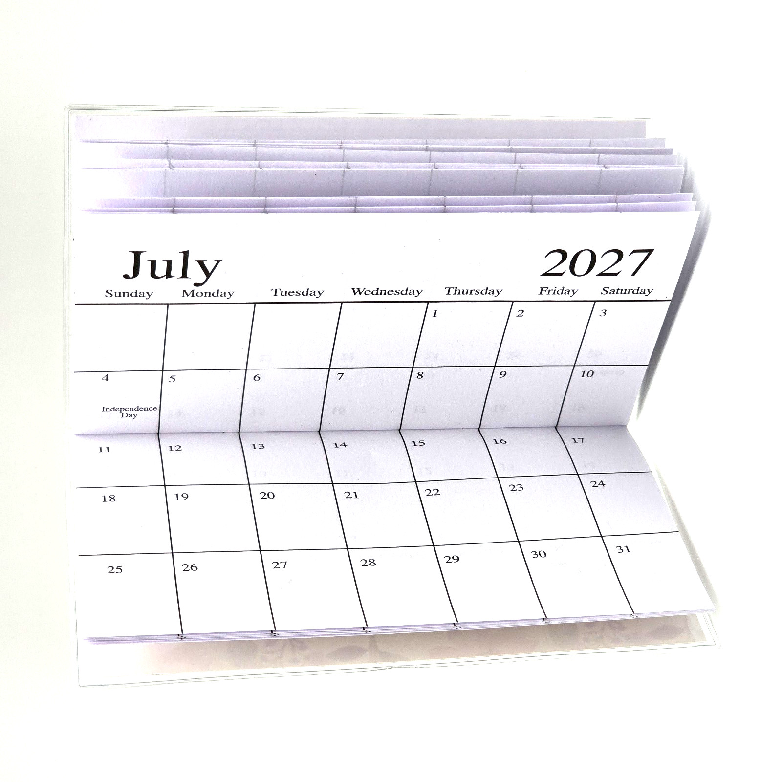 Floral Pocket Planer 2026-2027 Calendar Vinyl Cover Cone Spring Flowers 6.5″