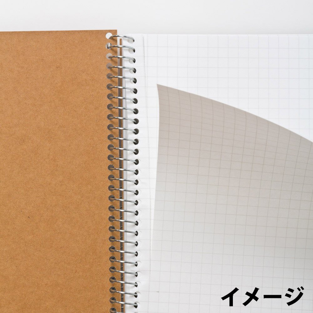 Maruman Spiral Note Basic A4 Notebook 160 Pages 5mm Square Grid Made in Japan