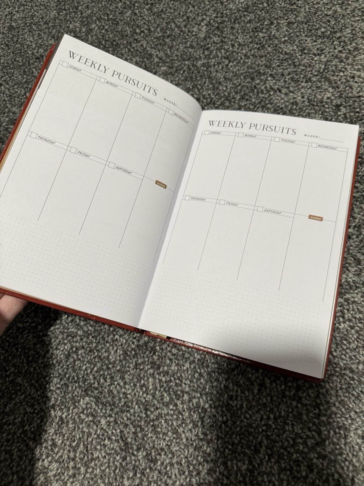 Owlcrate Reading Planner Journal Notebook Book Tracker Undated Any Year
