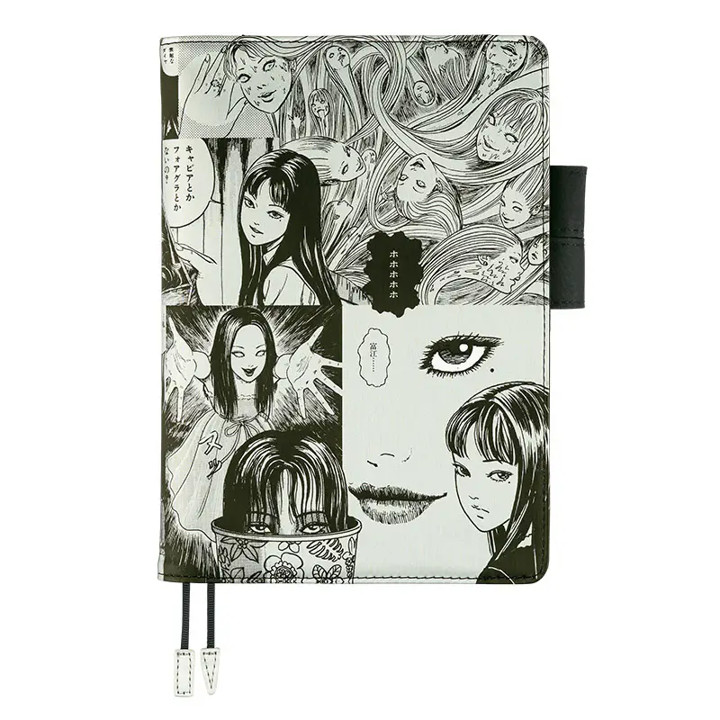 HOBONICHI TECHO 2026 Tomie by Junji Ito Memory A5 Cousin Cover Pencil Board Set