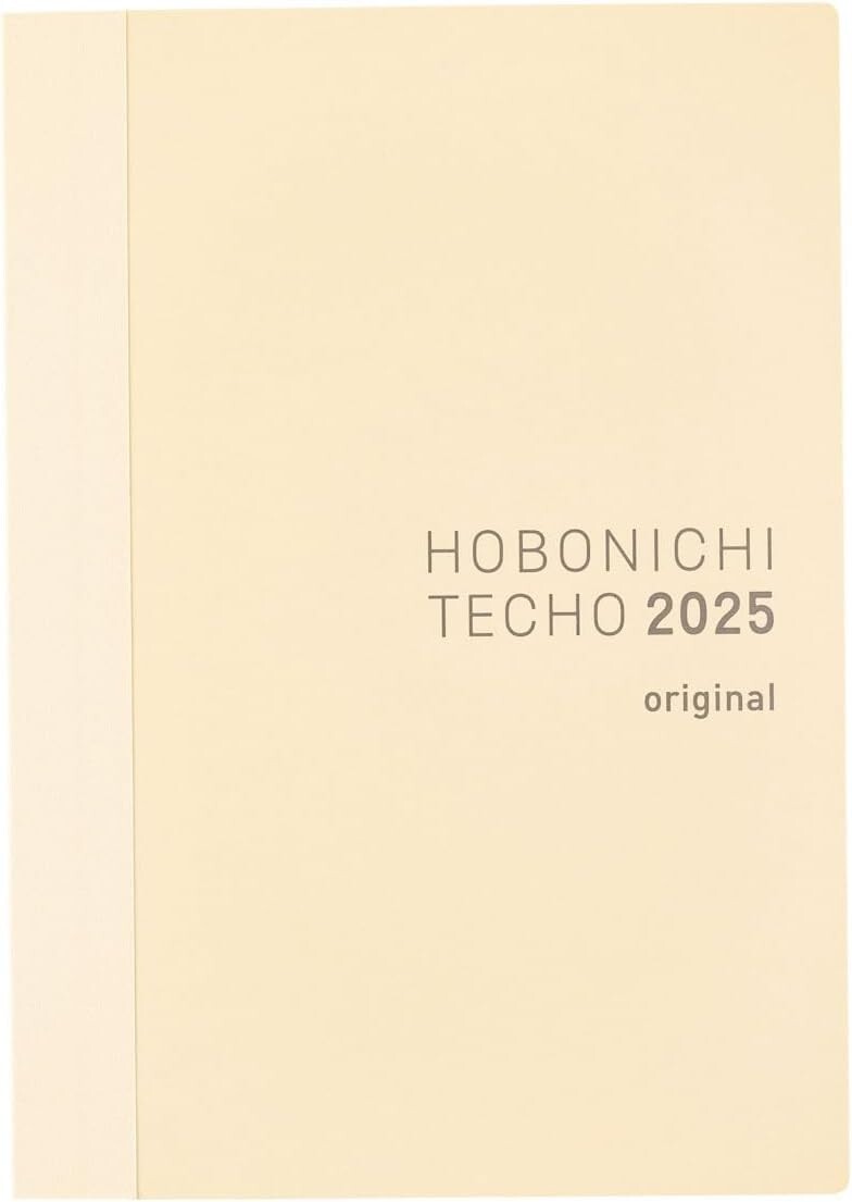 Hobonichi Notebook 2025 Planner body original English version [A6/Monday start]