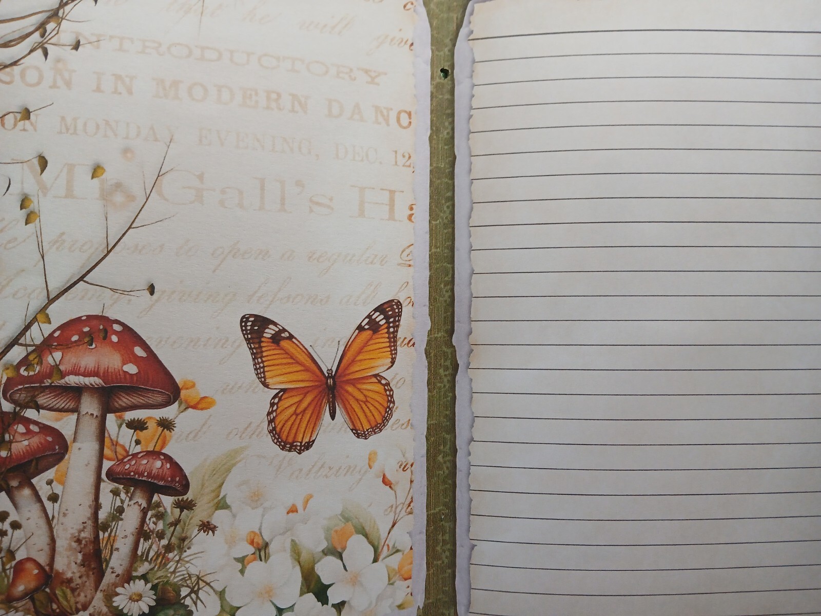 Junk Journal Booklet “OSTARA 2″ Spring Renewal Cards, Lg 6″x9” 40pg Ephemera+
