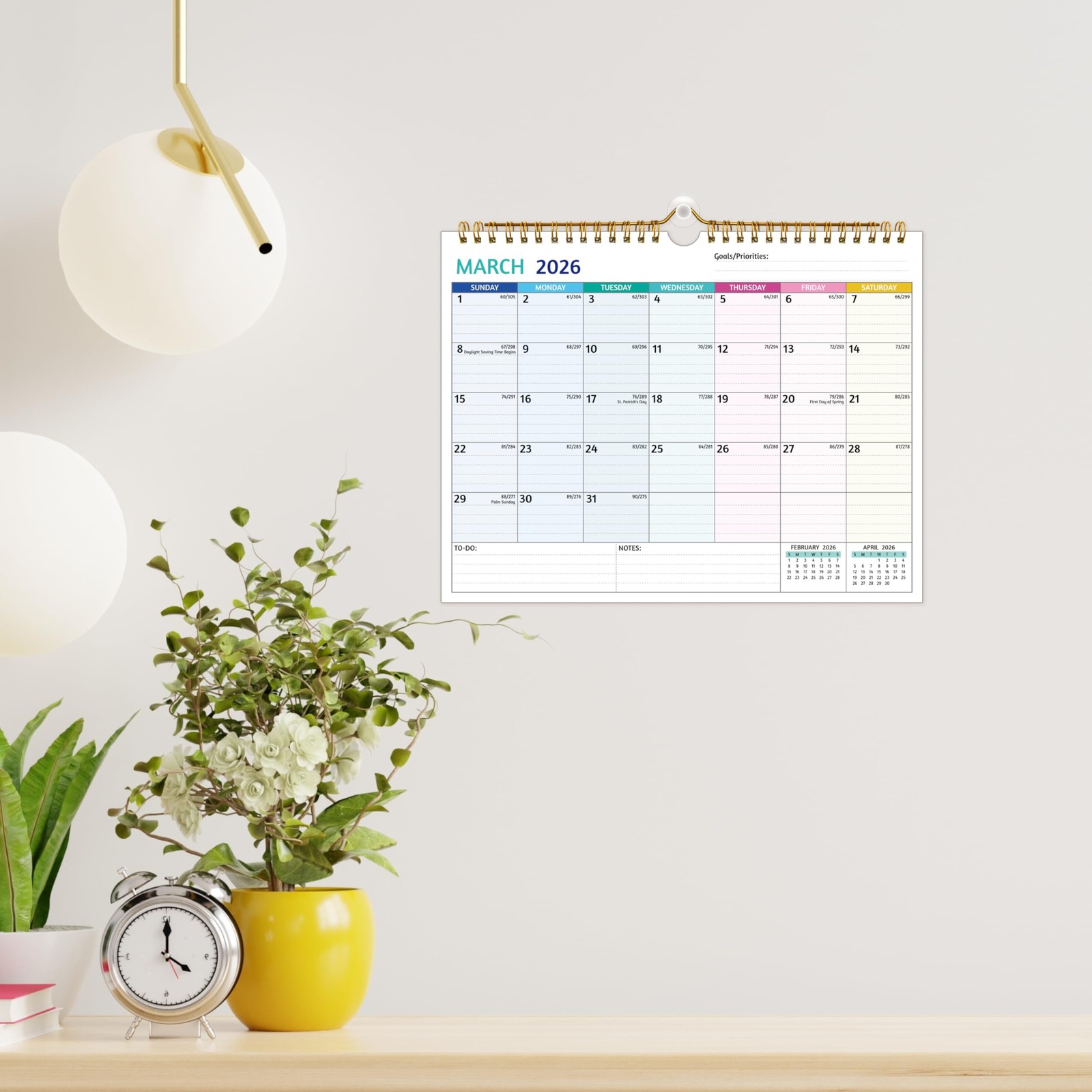 Wall Calendar 2026-2027 – 2 Year 2026-2027, 11 x 8.5 In, Jan 2026 -…