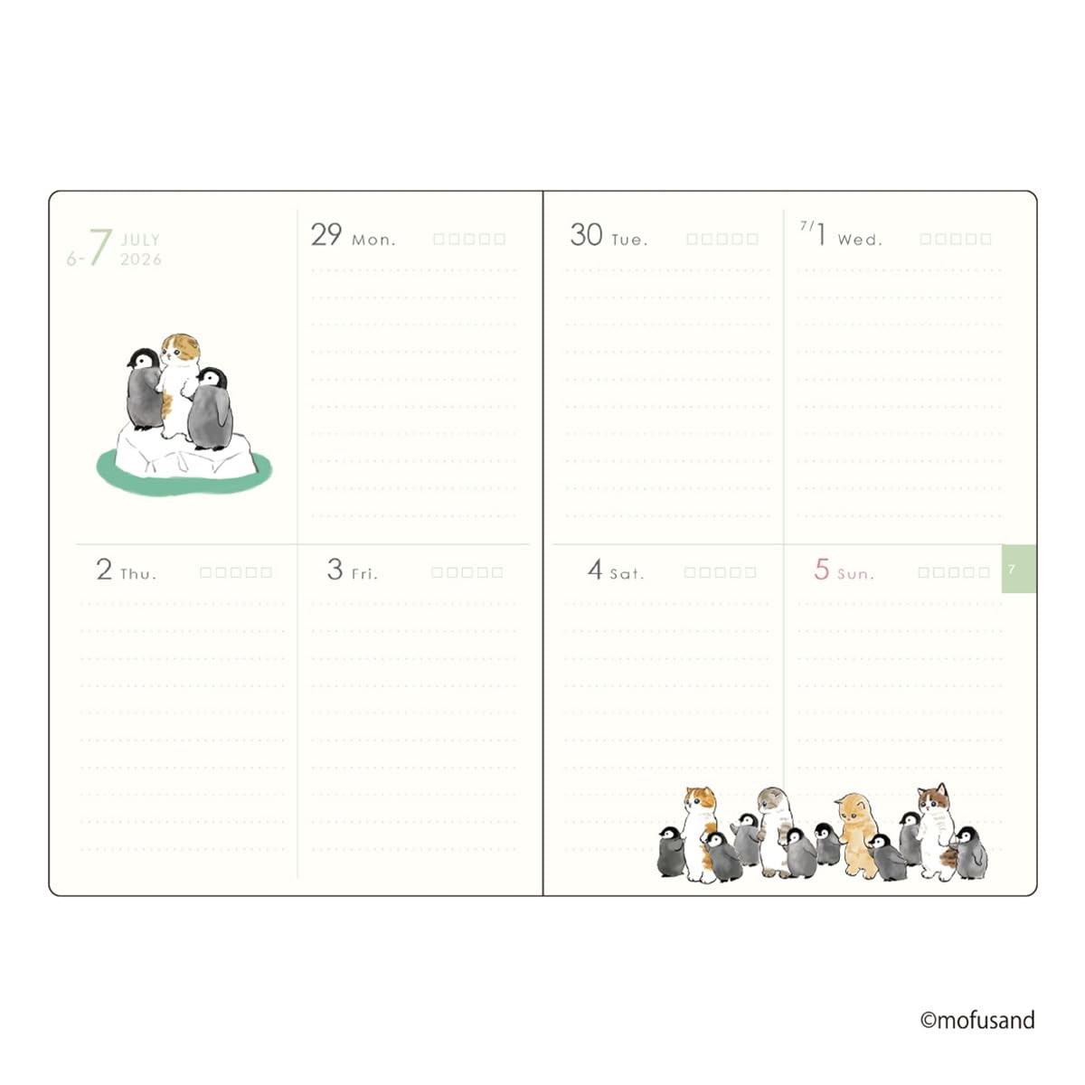 art print japan 2026 Planner B6 mofusand Shark Meow