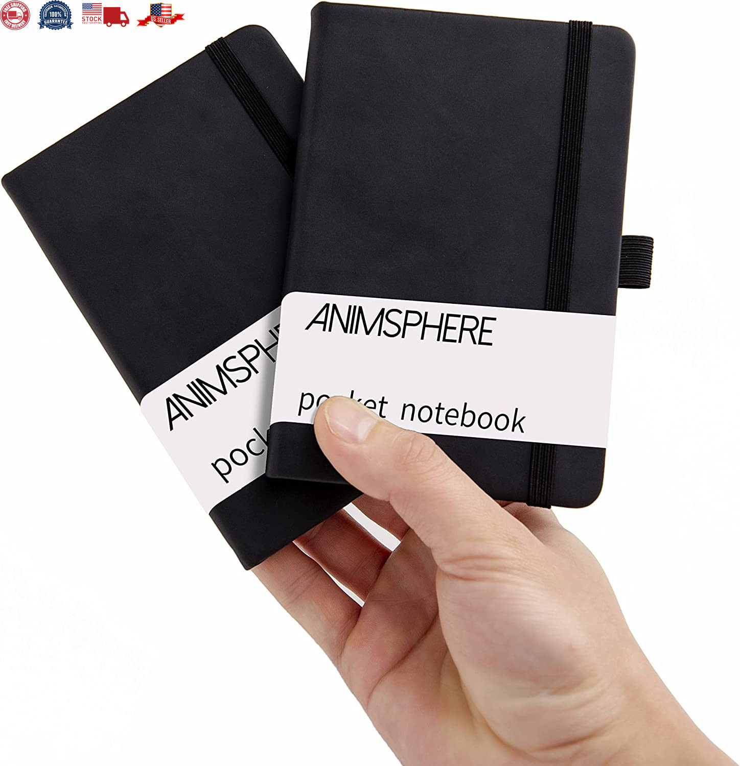 (2Pack Pocket Notebook Small Notebook Journal Notebook new