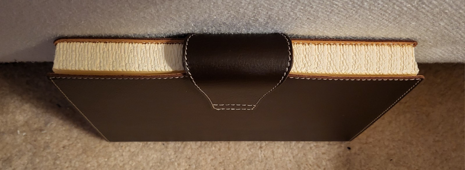 HANDMADE GENUINE LEATHER JOURNAL – MAGNETIC CLOSURE – Made in Italy