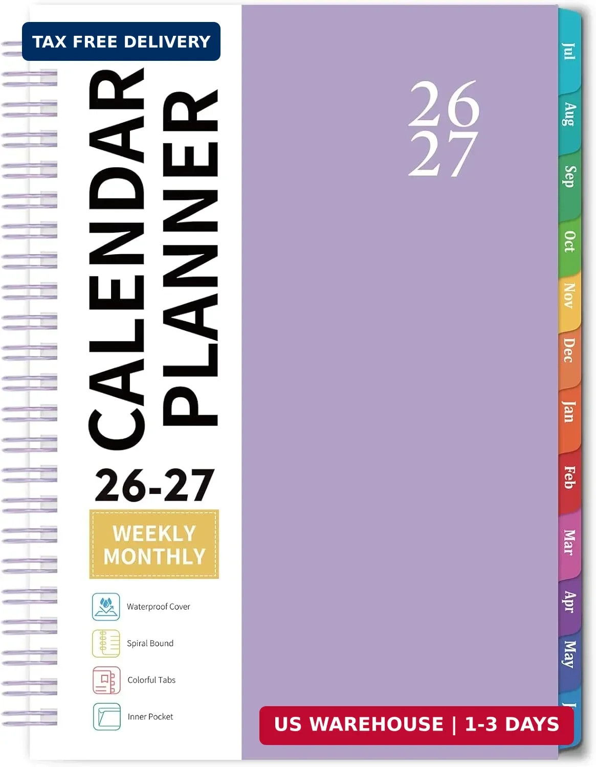 Planner 2026-2027 – Planner 2026-2027 Weekly and Monthly, July 2026 – June 2027,