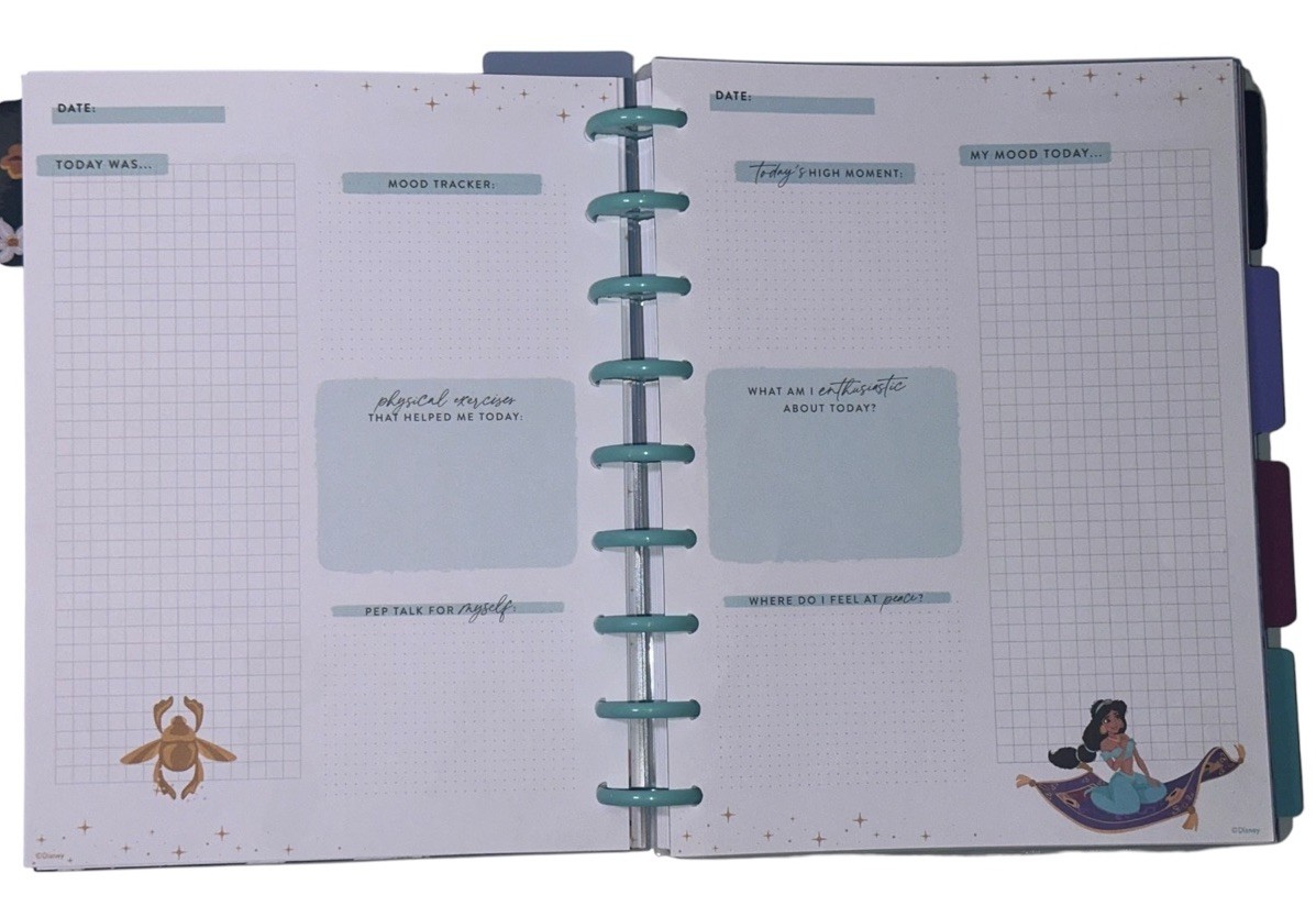 The Happy Planner Disney Princess Guided Journal So Many Adventures Waiting
