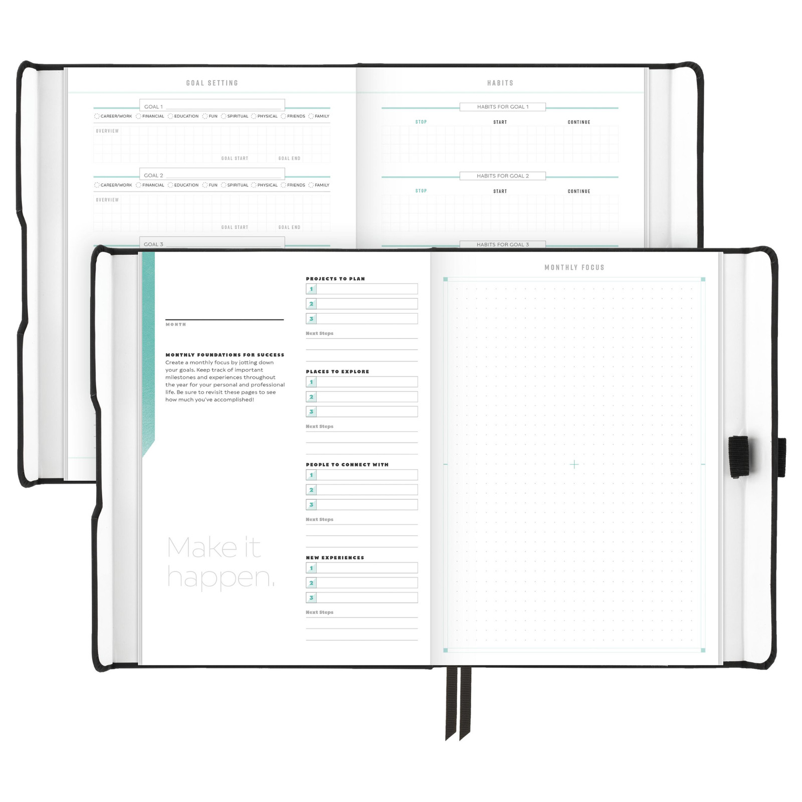 At-A-Glance Foundation Planner [Undated]: 5-1/2 in. x 8-1/2 in. (Green)
