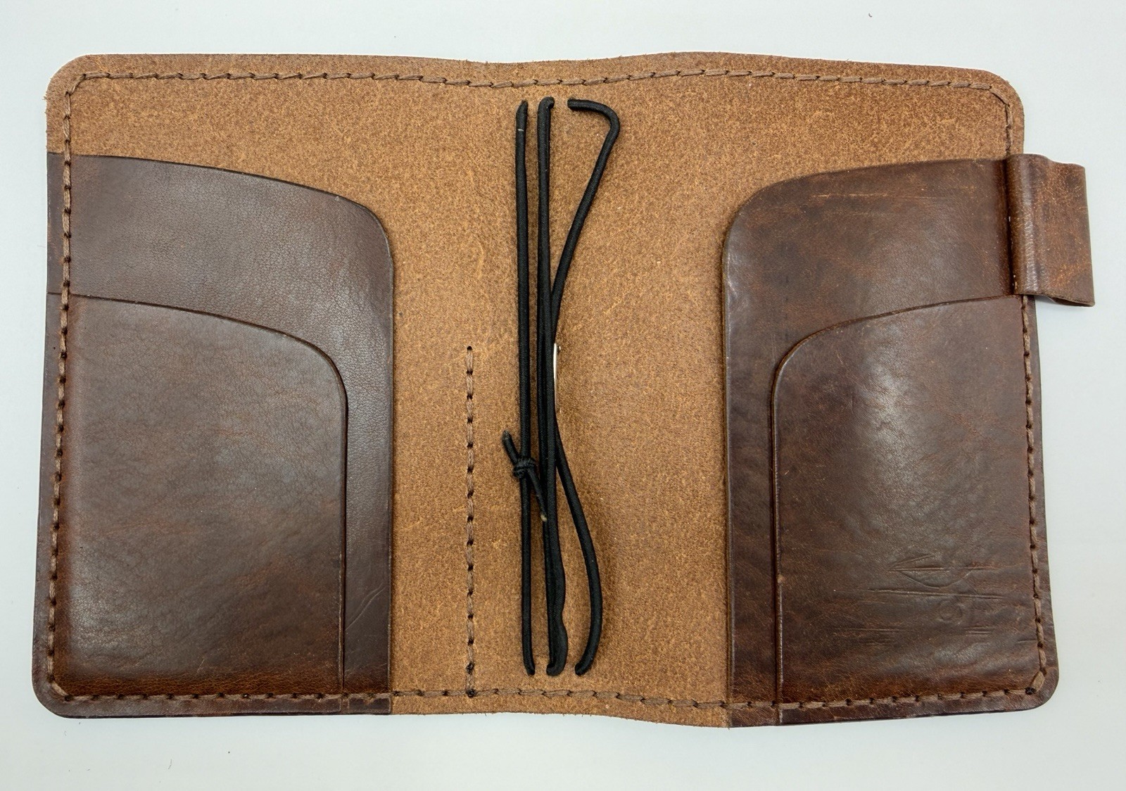 Planner Room Brown Leather Traveler’s Notebook Cover For 3.5 x 5 Pocket Size