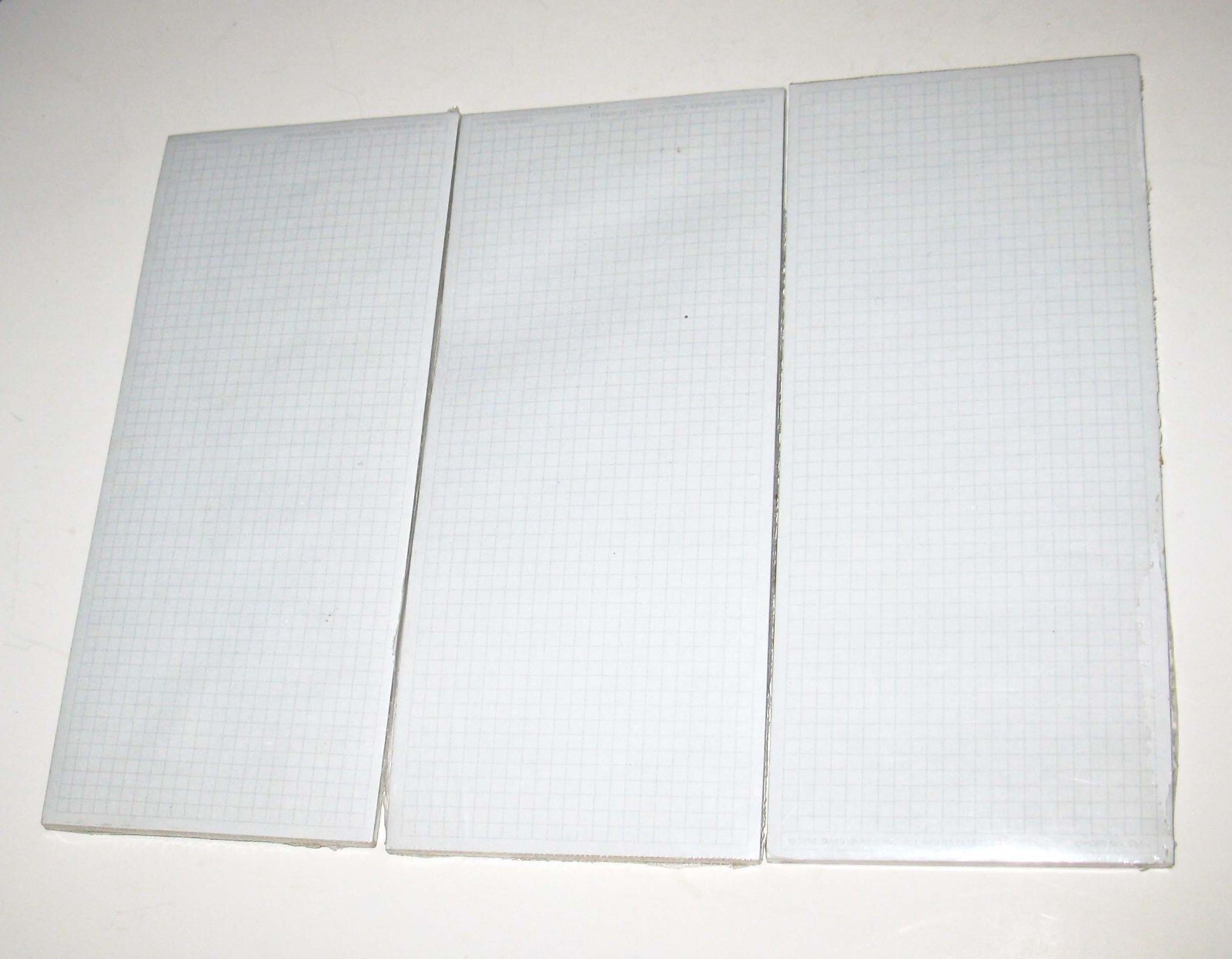NEW SEALED DAYRUNNER Lot of 3 PPR Designer Grid Writing Pad Grey Lines 034-198