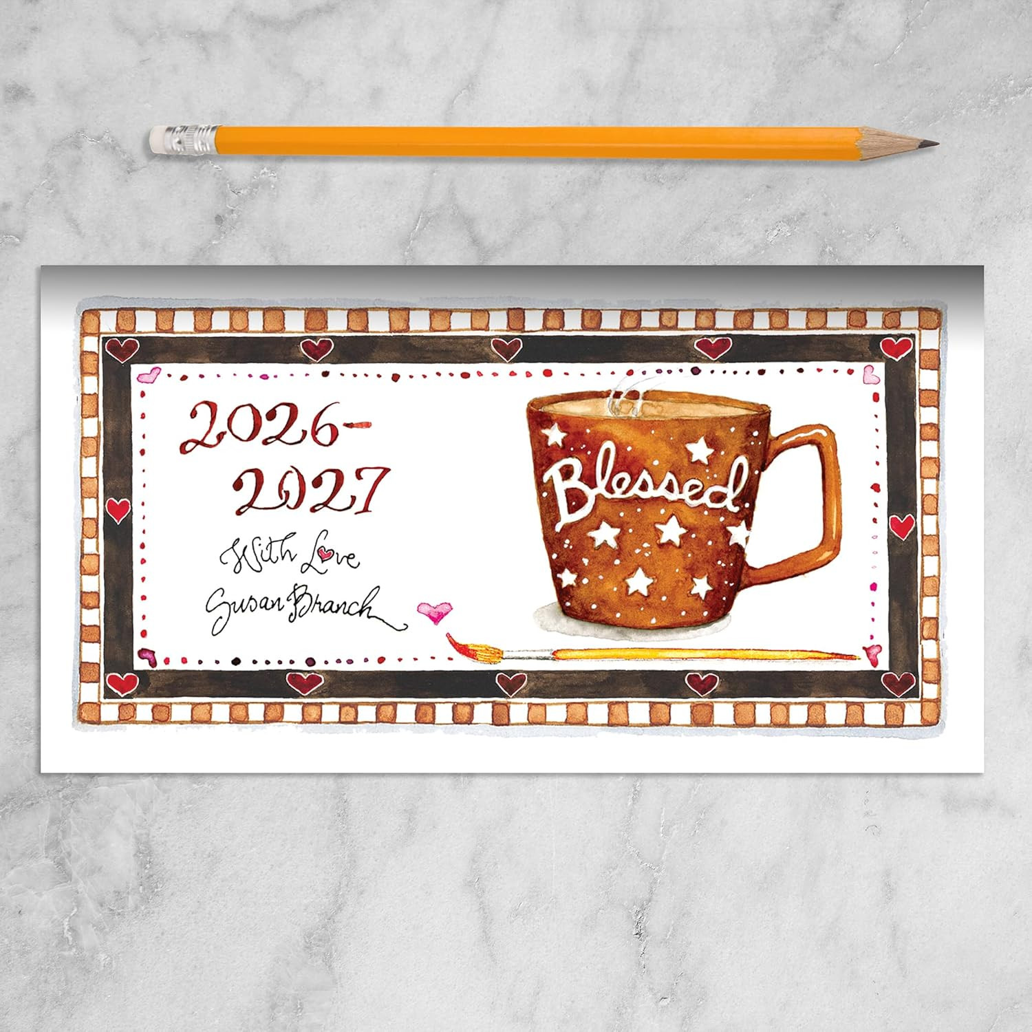 2026-2027 Susan Branch Small Monthly Pocket Planner with 2 Page Large Calendar G
