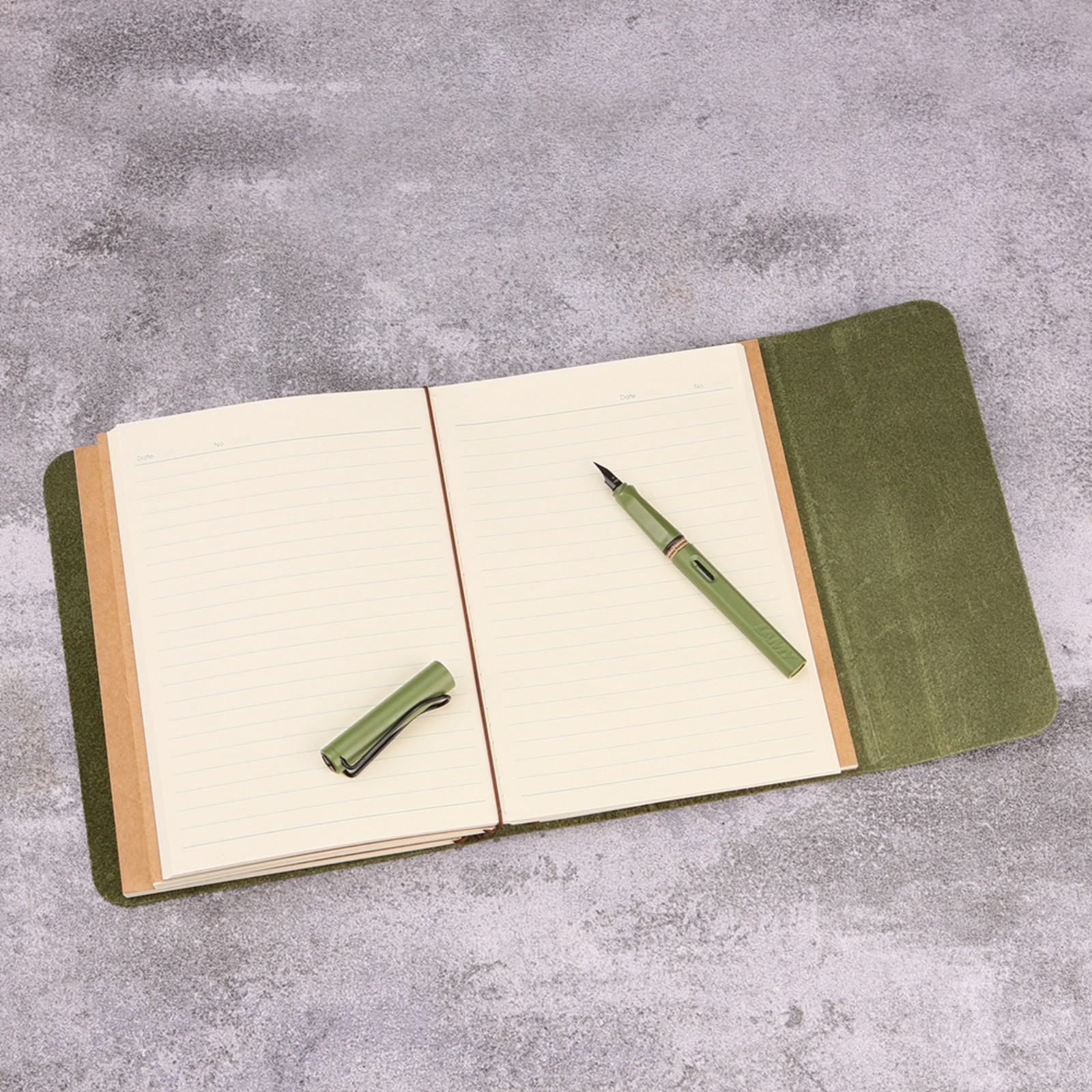 Personalized Leather Journal Cover A5 A6, Refillable Traveler’s Notebook