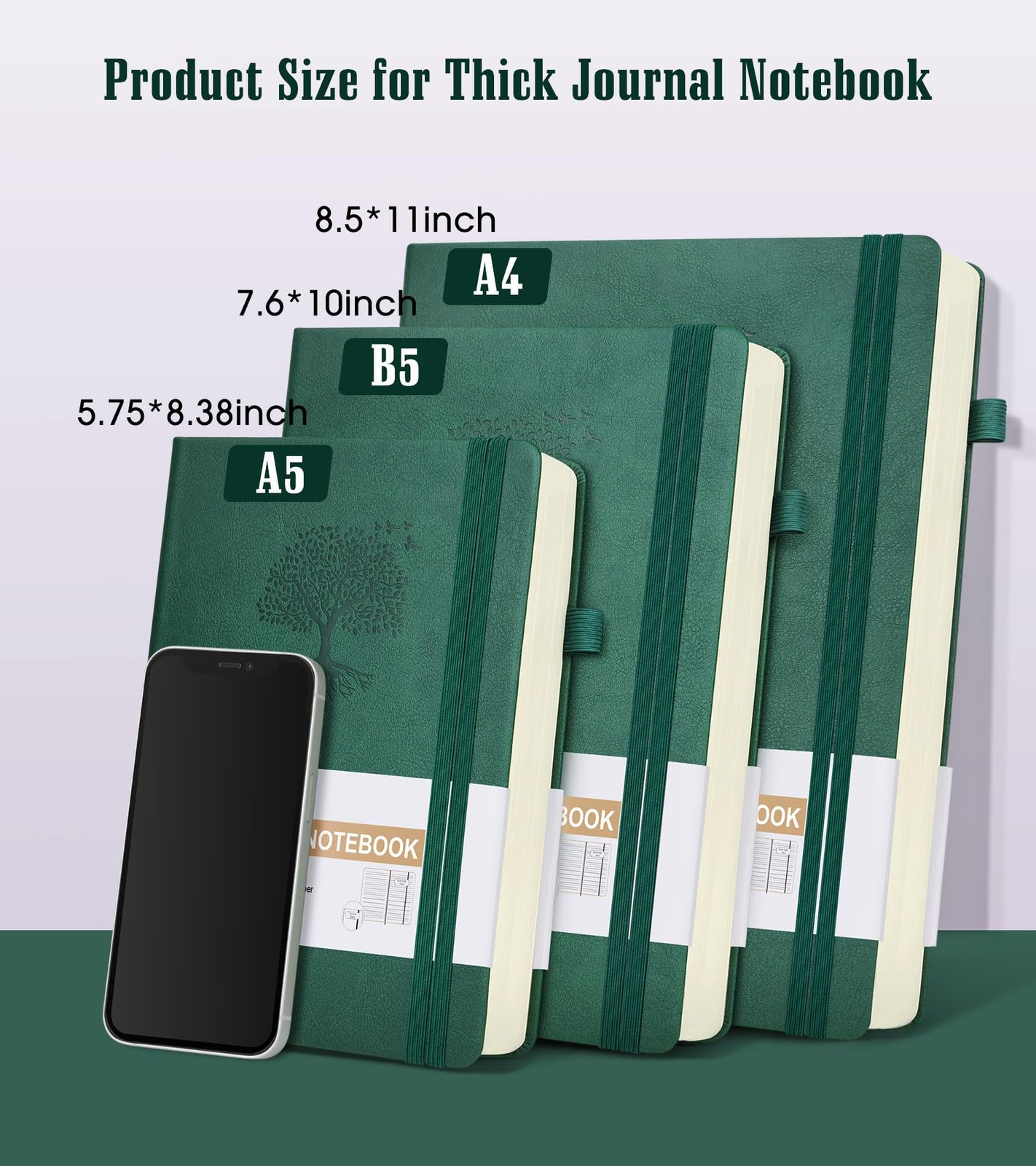 Lined Journal Notebook -365 Pages A5 Thick Journals for Writing Ruled Noteboo…