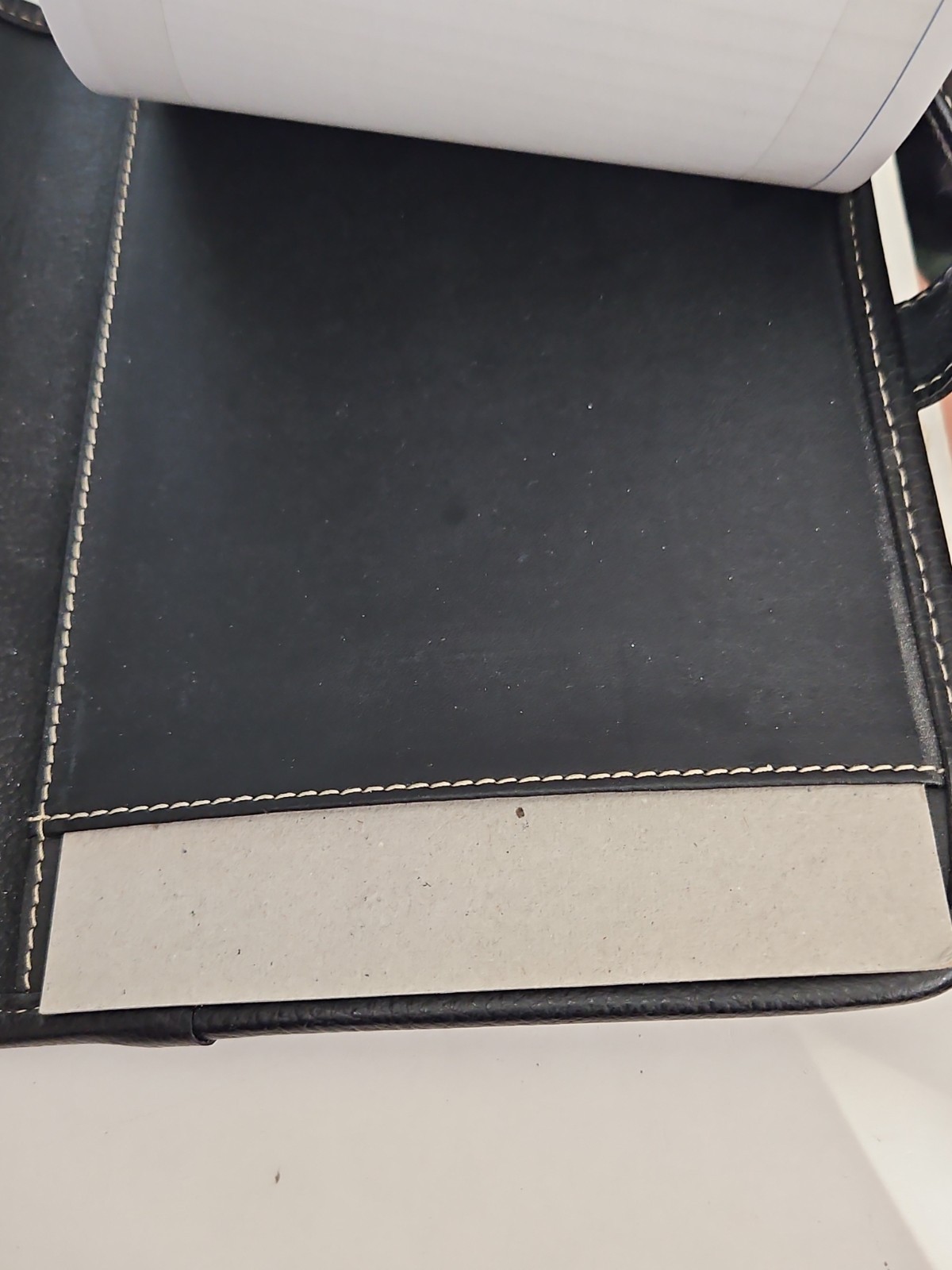Franklin Covey 763500 Planner Notebook 9×7” Snap Closure Black “Leather”
