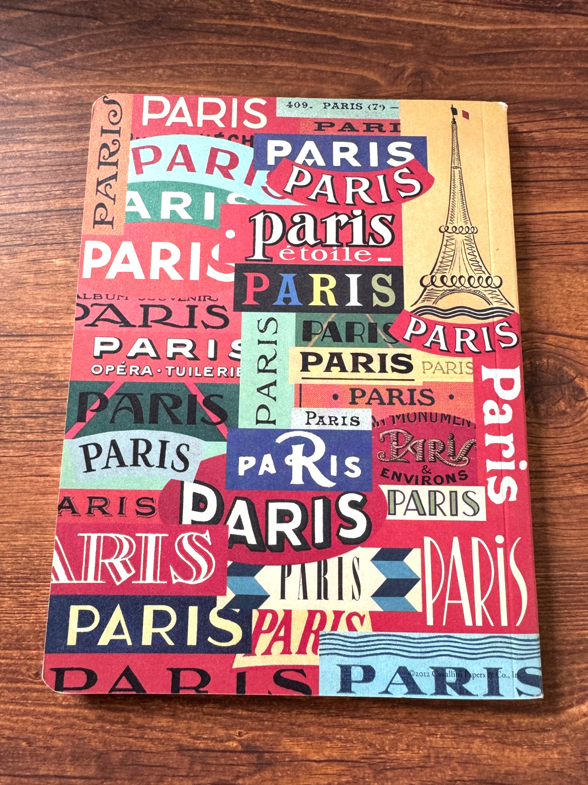 2 NEW Notebooks/ Journals Set – 1 Lined LONDON+ Pictures + 1 PARIS Graph paper.