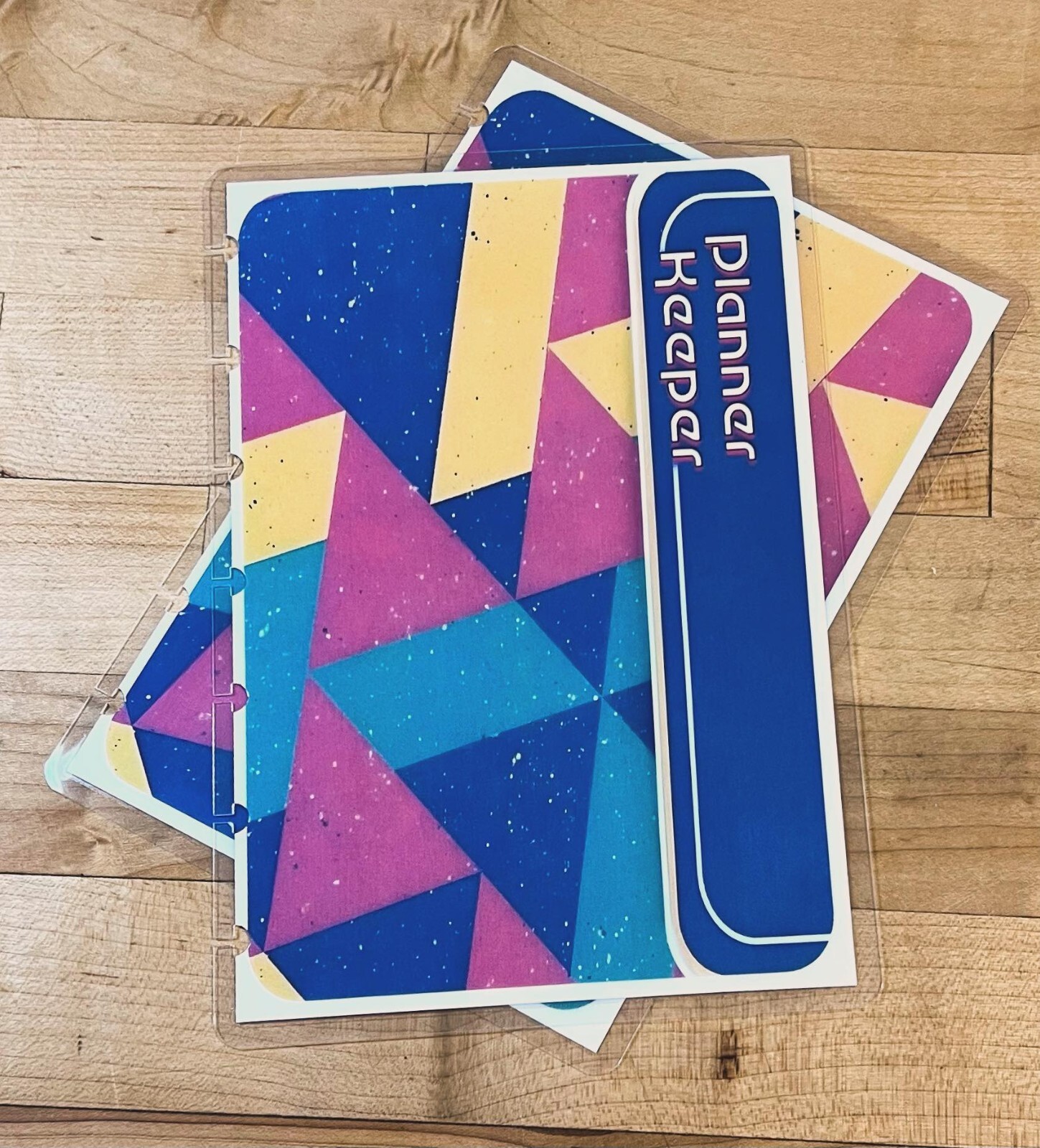 Planner Keeper Retro Trapper Front/Back Cover Set 4 use with MINI HAPPY Planner-