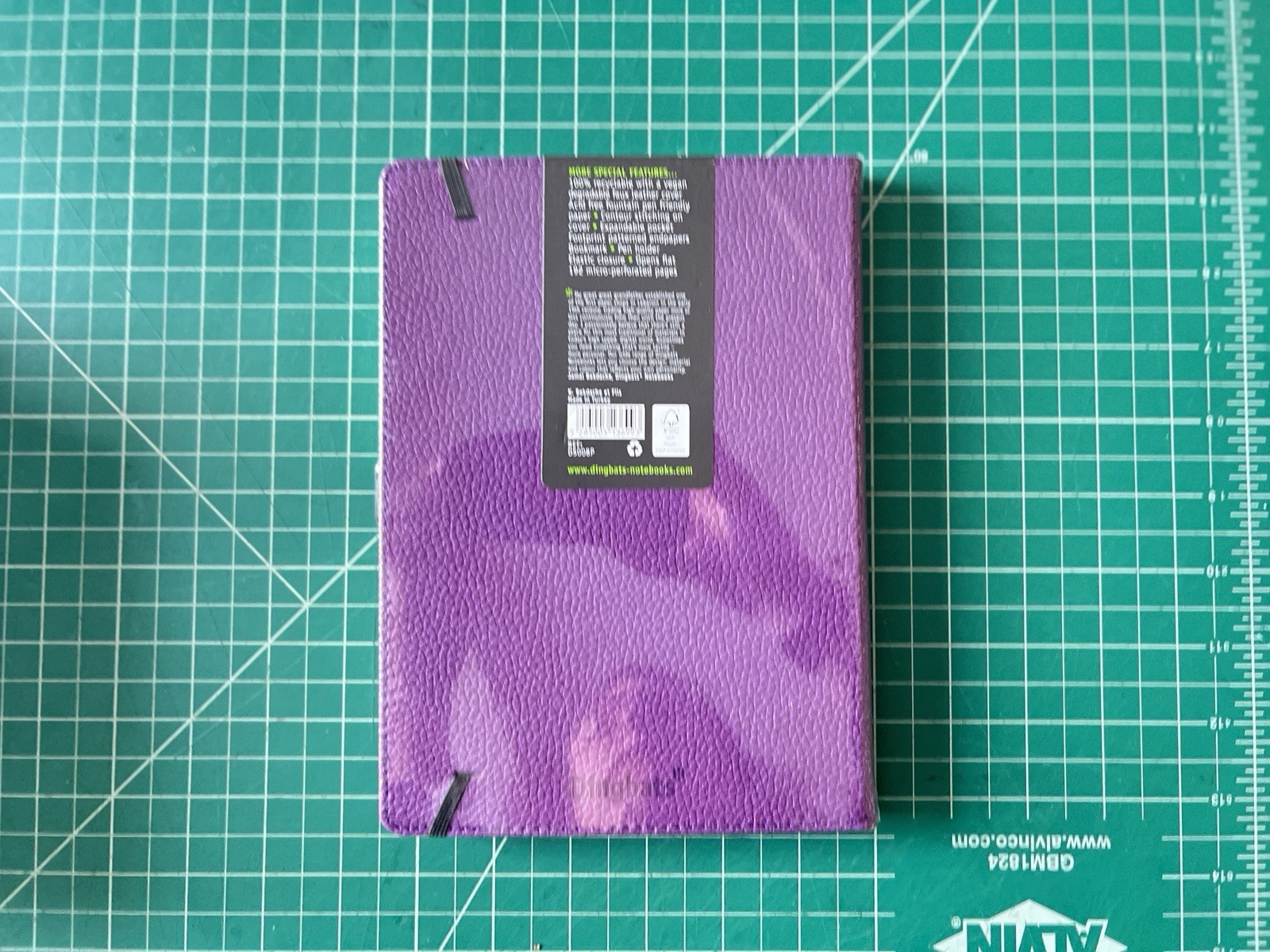 NEW – Dingbats notebook – Purple With Hippo – Lined