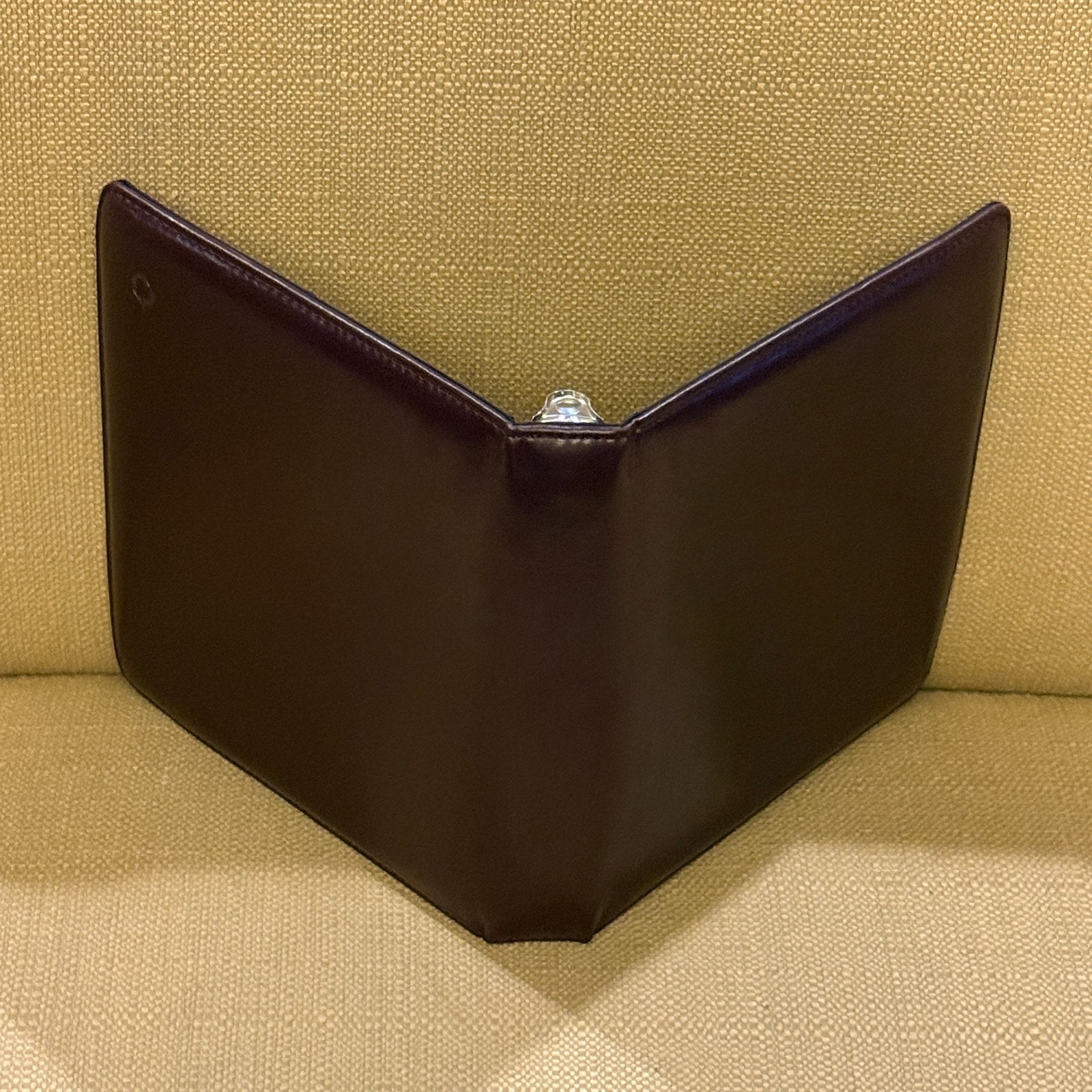 Franklin Covey Classic 7 Ring Planner Binder Organizer Burgundy Faux Leather
