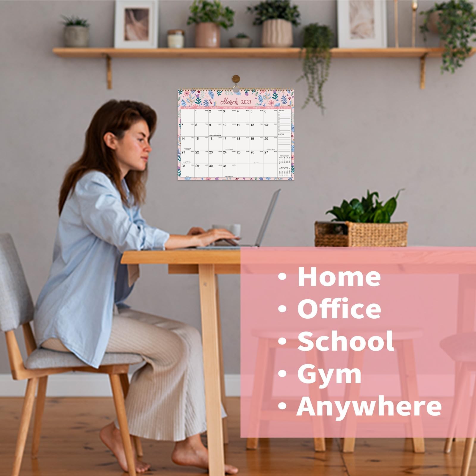 Calendar 2026-2027 – Wall 2026-2027, Jul 11.6″ x 14.8″, Muticolored