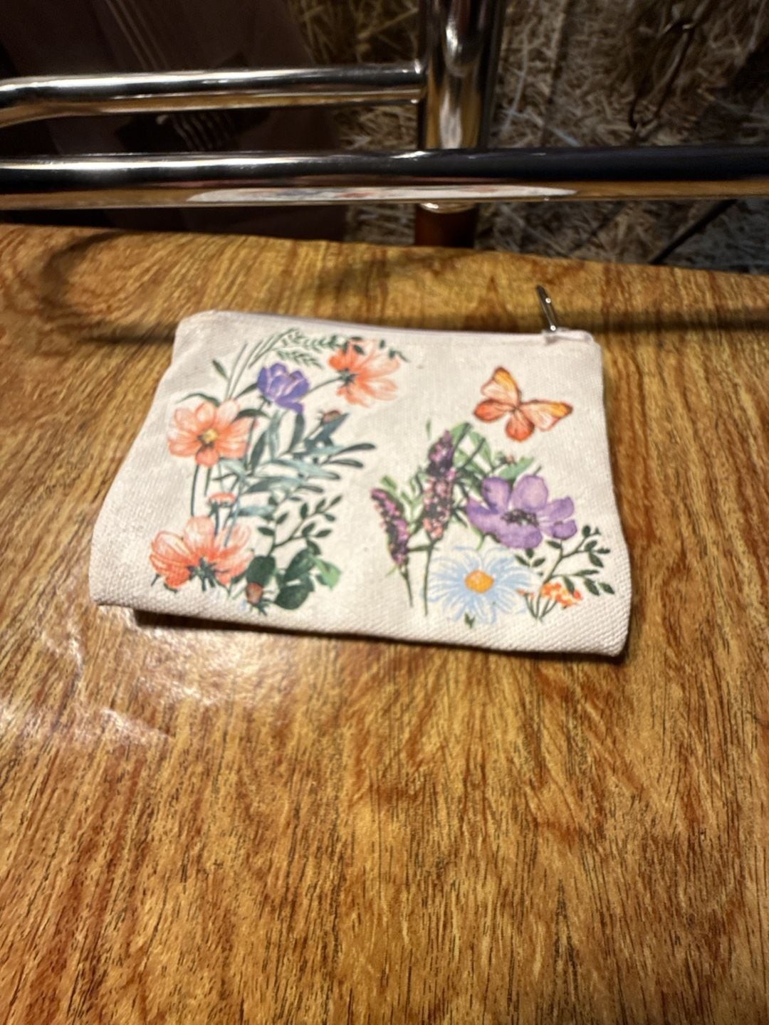 Almanac Supply Co. Wildflower Botanicals Canvas Zipper Pouch