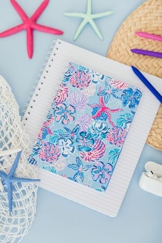 Lilly Pulitzer Hardcover Mini Spiral Notebook, 8.5″ x 6.5″ Small Journal with 16