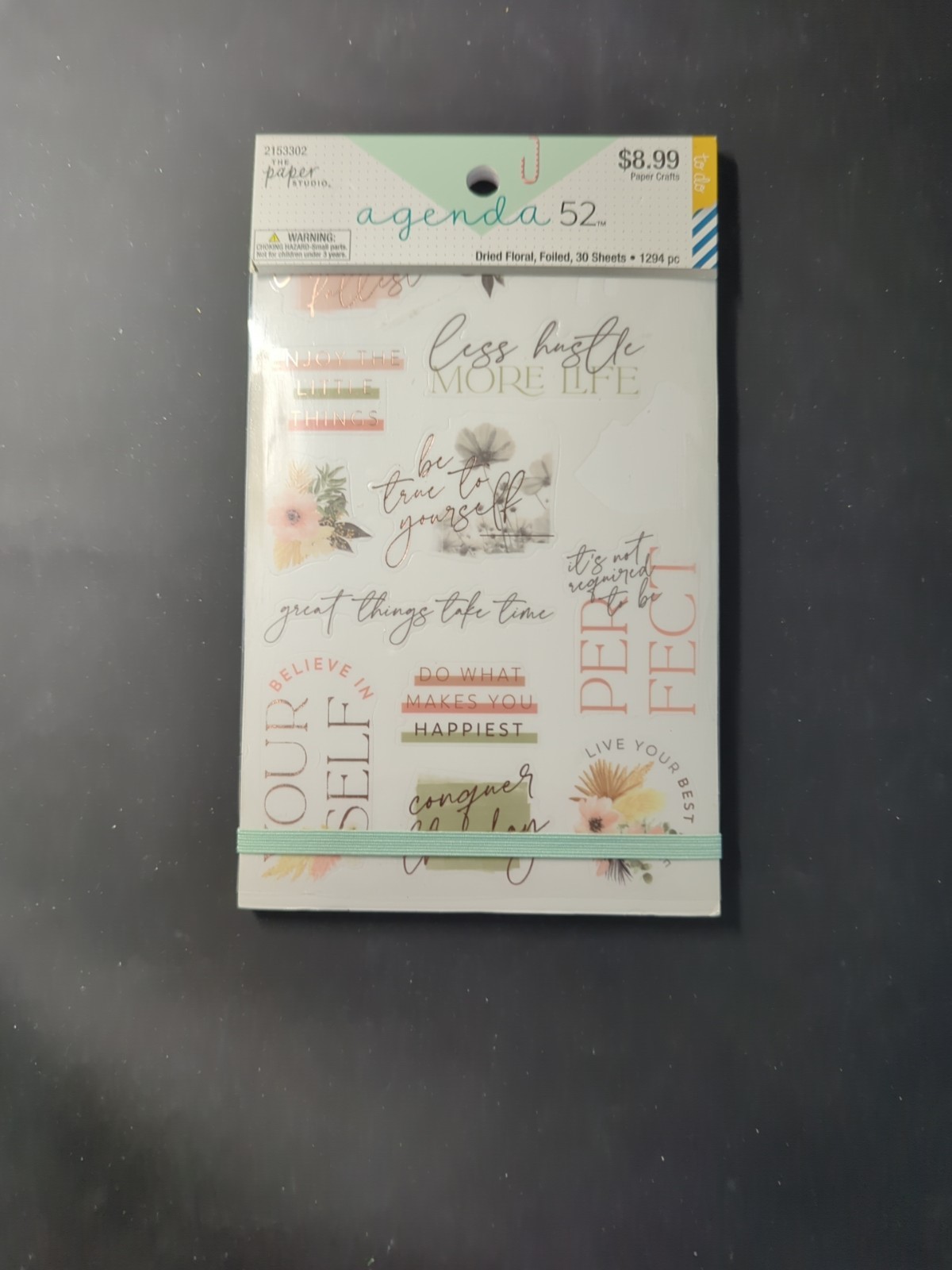 Agenda 52 Planner Sticker Books, Lot Of 6, Slightly Used
