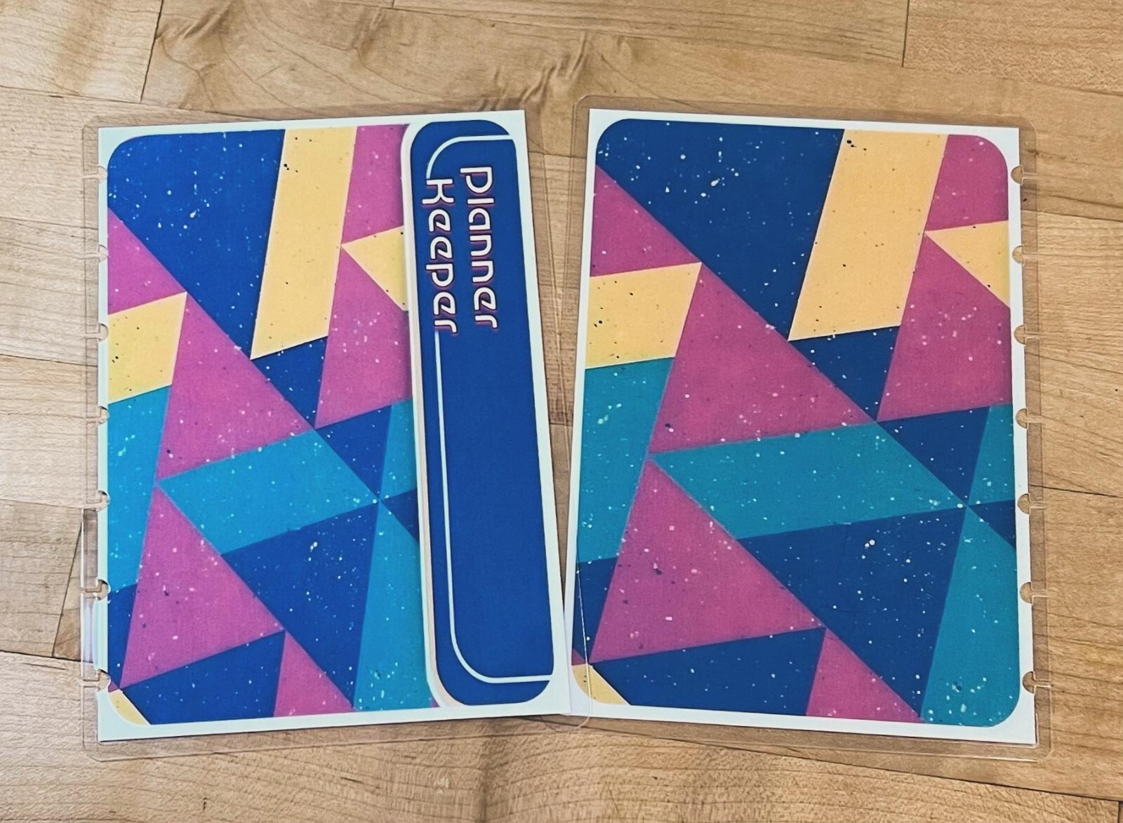 Planner Keeper Retro Trapper Front/Back Cover Set 4 use with MINI HAPPY Planner-