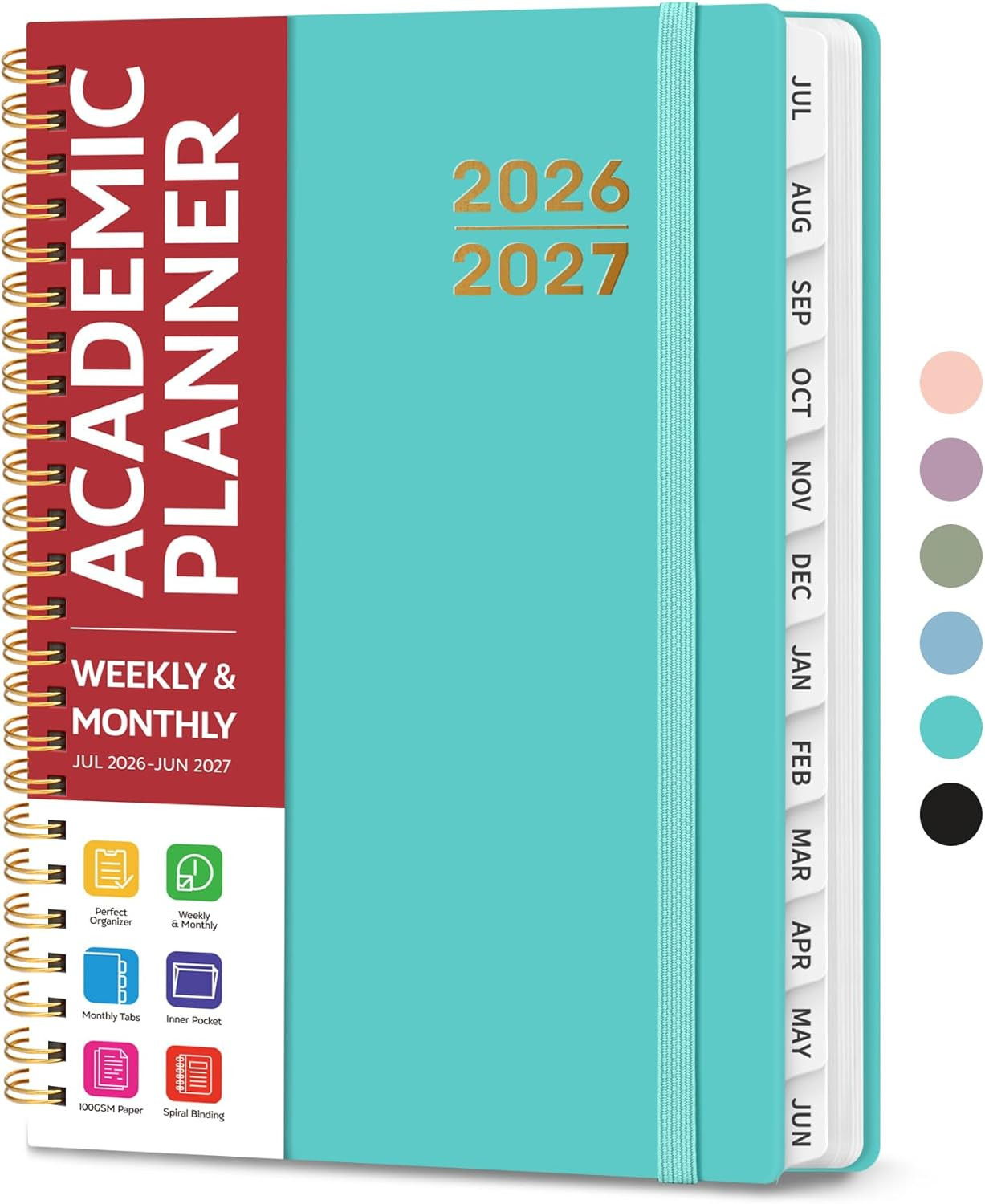 Planner 2026-2027 for Women & Men, Academic Monthly and Weekly Calendar Planner,
