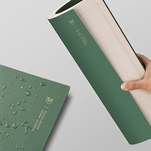 Spiral Notebook College Ruled, 11.2″ X 8.27″, 150 Sheets/300 A4 Dark Green