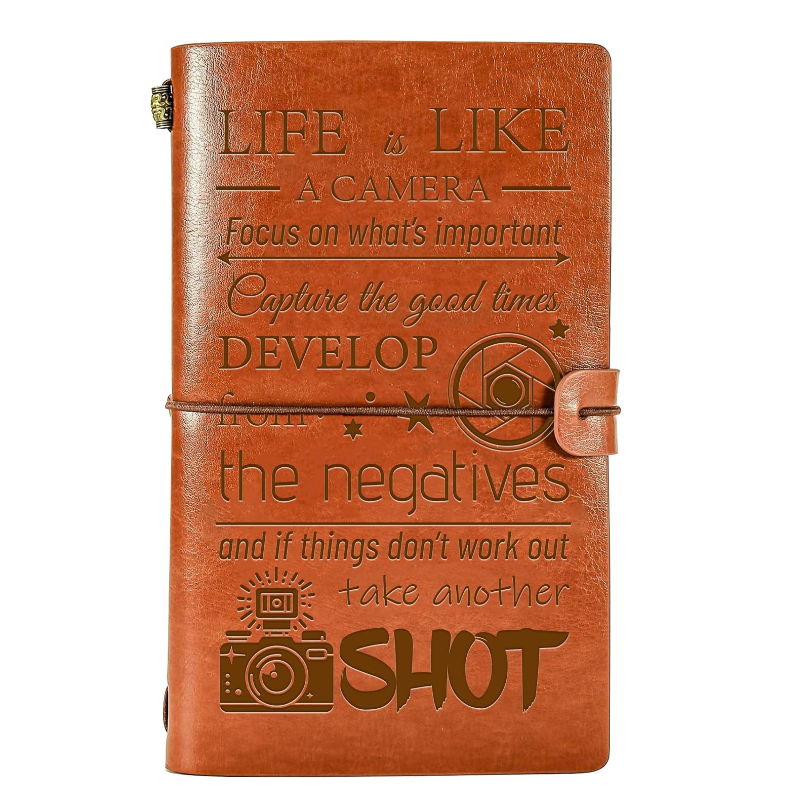 Photographer Gifts 136 Page Refillable Writing Journal Notebook Photo Lover
