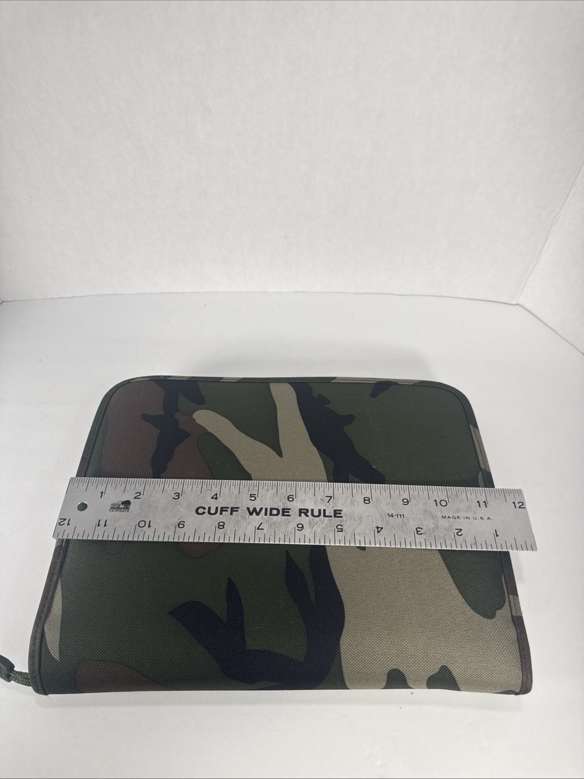 New~Day timer Zippered 3 Ring Camo Military Planner~11.5”x9”x1.5”