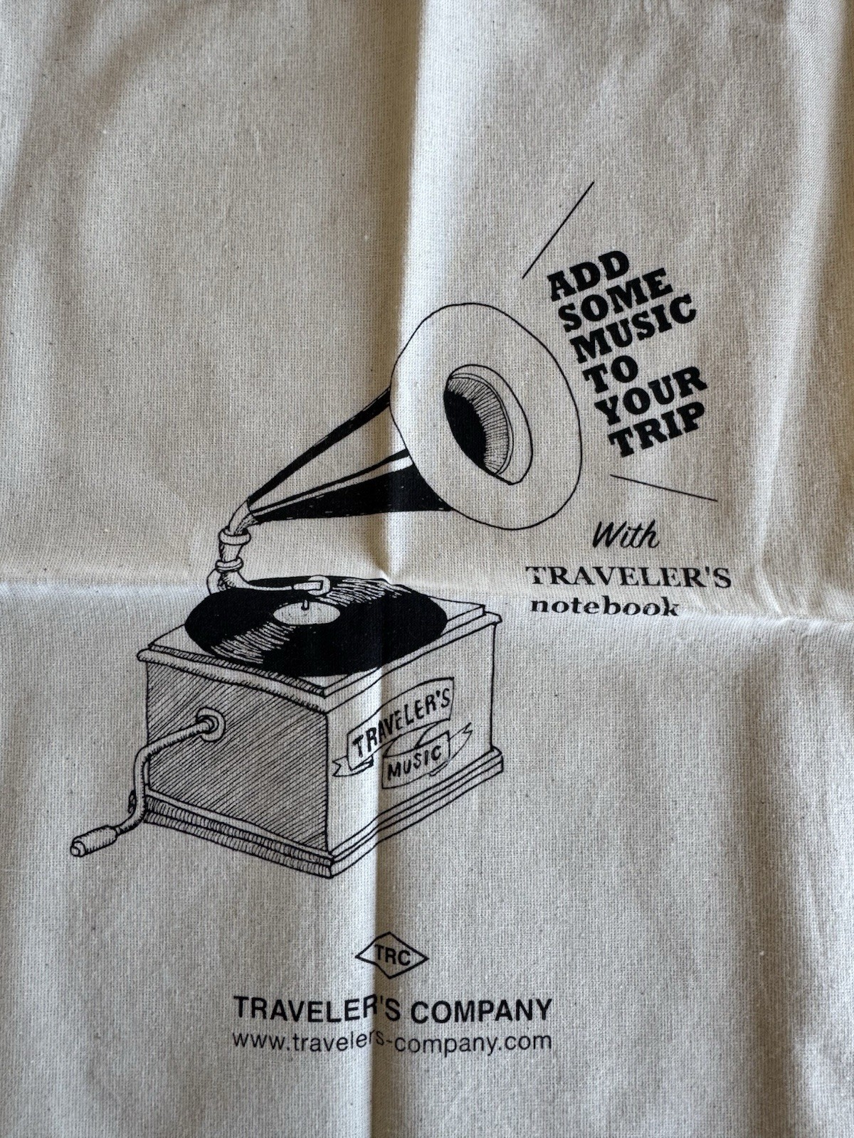 Traveler’s Company • Music Canvas Tote Bag • New • RARE • U.S Seller